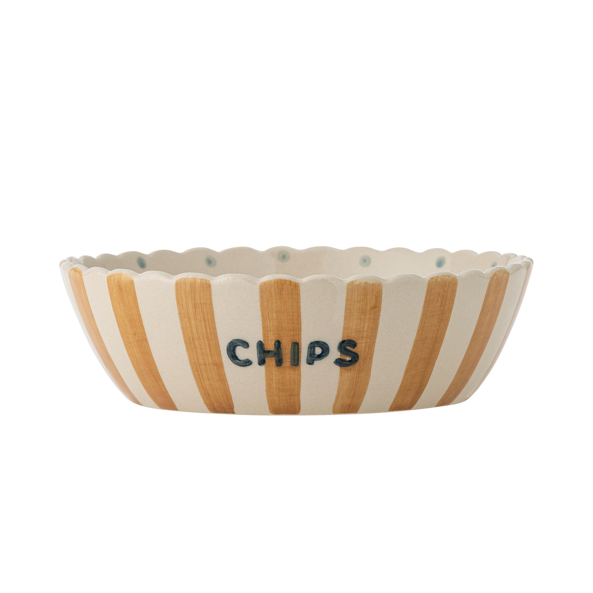 Chip Schale, Bunt, Steingut in Multi präsentiert im Onlineshop von KAQTU Design AG. Schale ist von Bloomingville