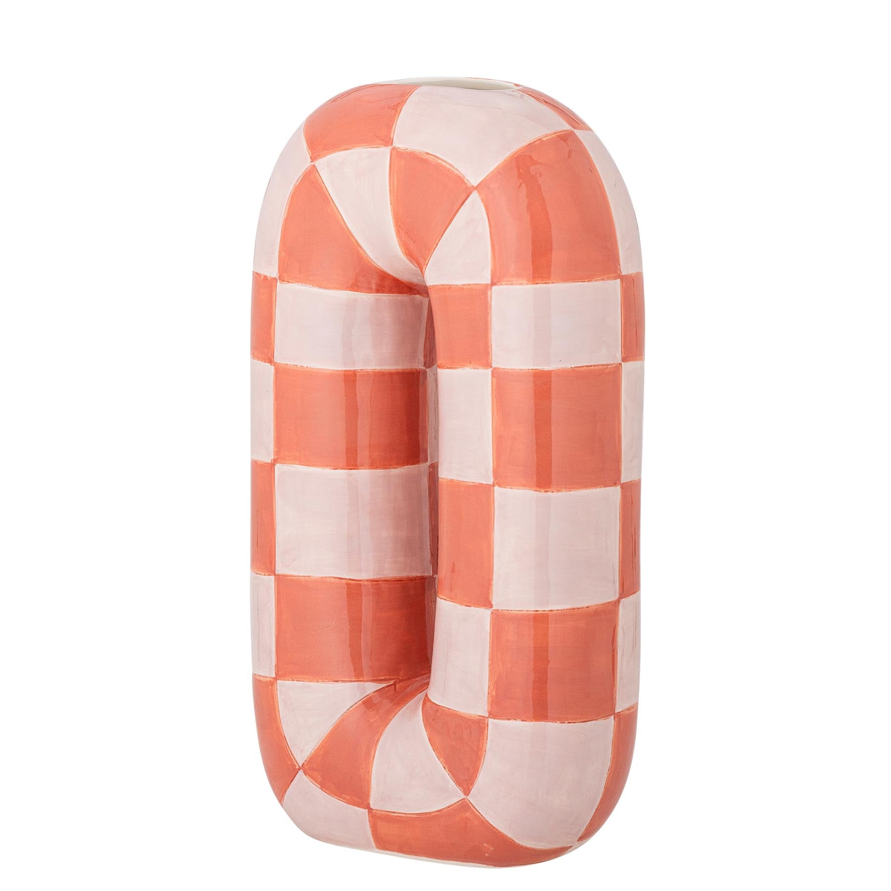 Mae Vase, Orange, Keramik in Orange präsentiert im Onlineshop von KAQTU Design AG. Vase ist von Bloomingville