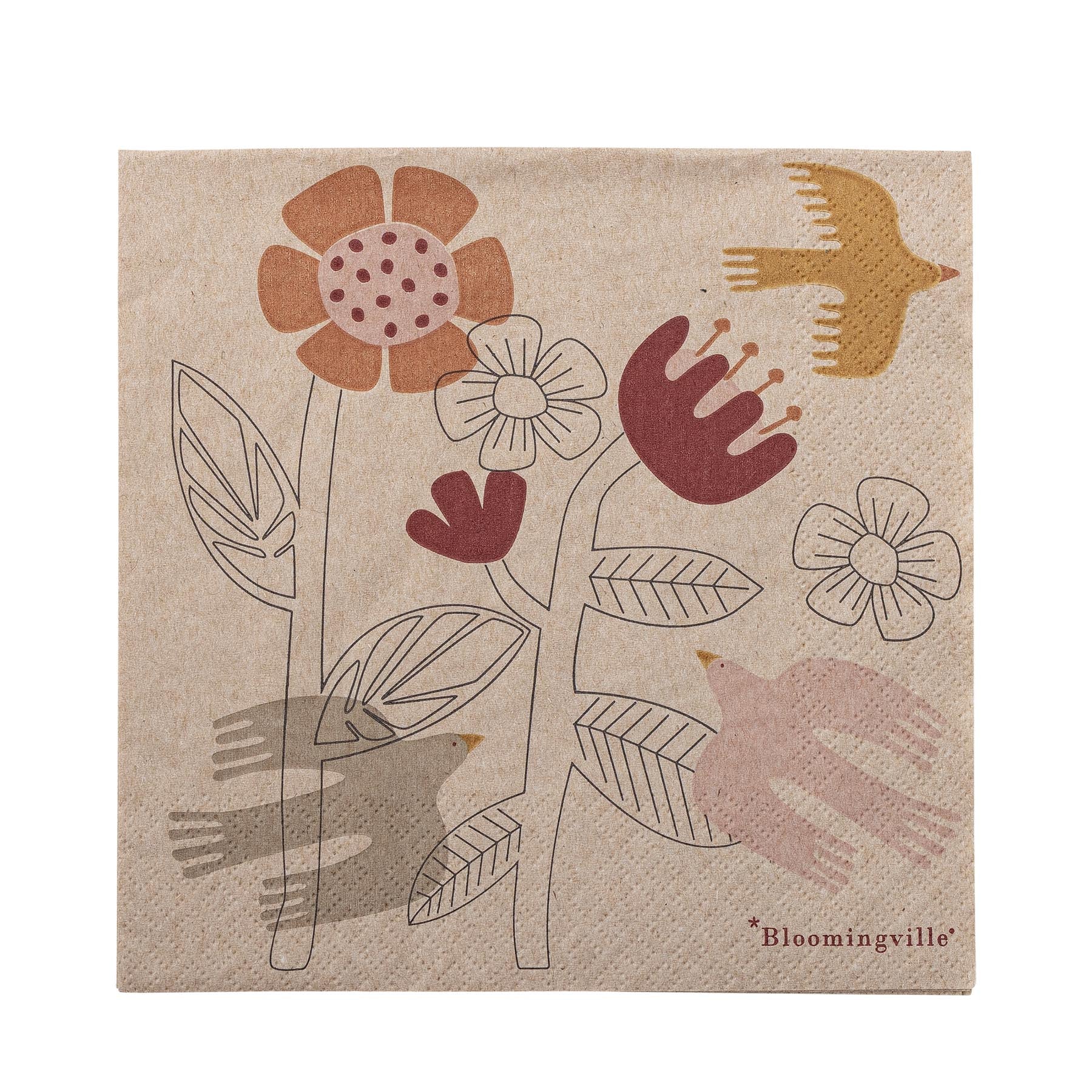 Vivielle Serviette, Natur, FSC®Recycled, Paper in Nature präsentiert im Onlineshop von KAQTU Design AG. Servietten ist von Bloomingville