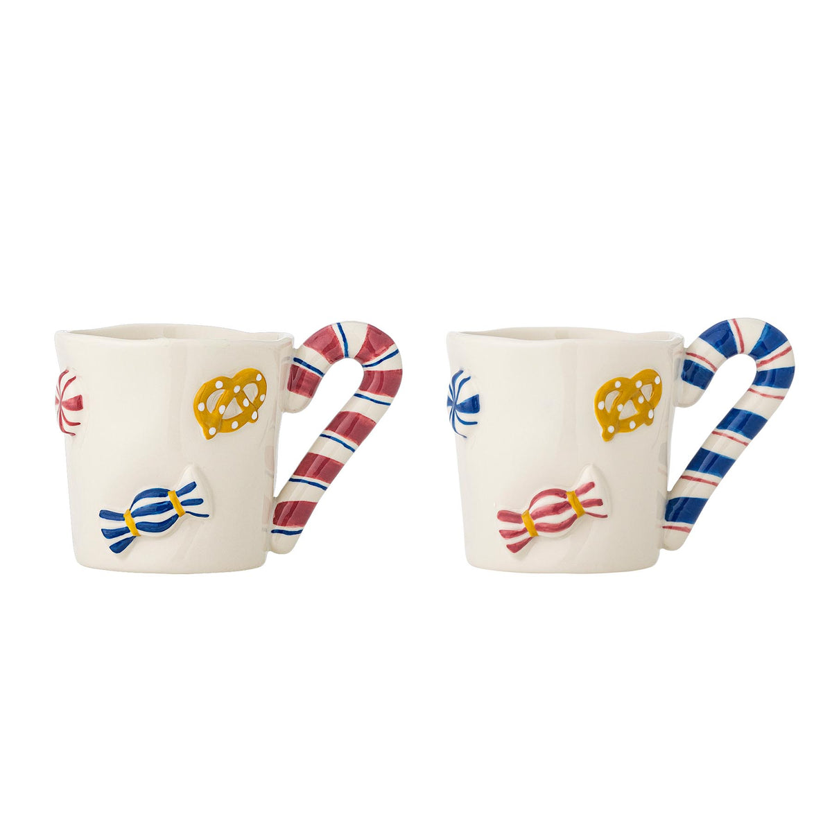 Candice Tasse, Bunt, Steingut in Multi präsentiert im Onlineshop von KAQTU Design AG. Tasse ist von Bloomingville