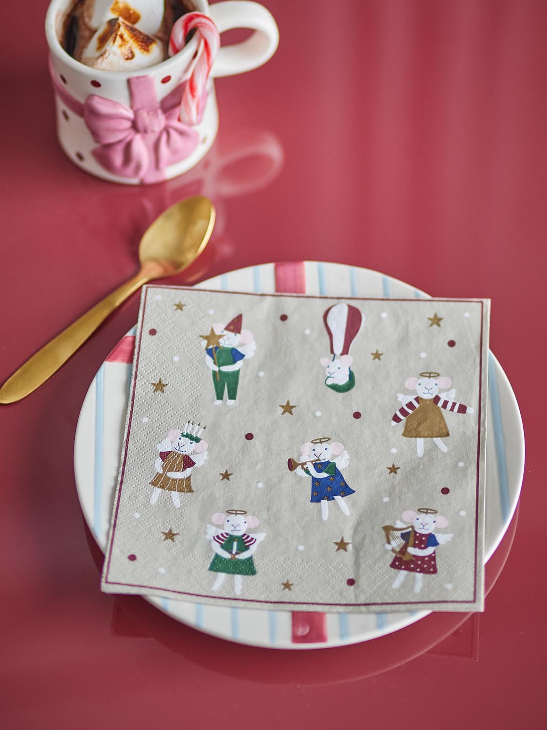 Peo Serviette, Bunt, FSC®Mix, Paper in Multi präsentiert im Onlineshop von KAQTU Design AG. Servietten ist von Bloomingville