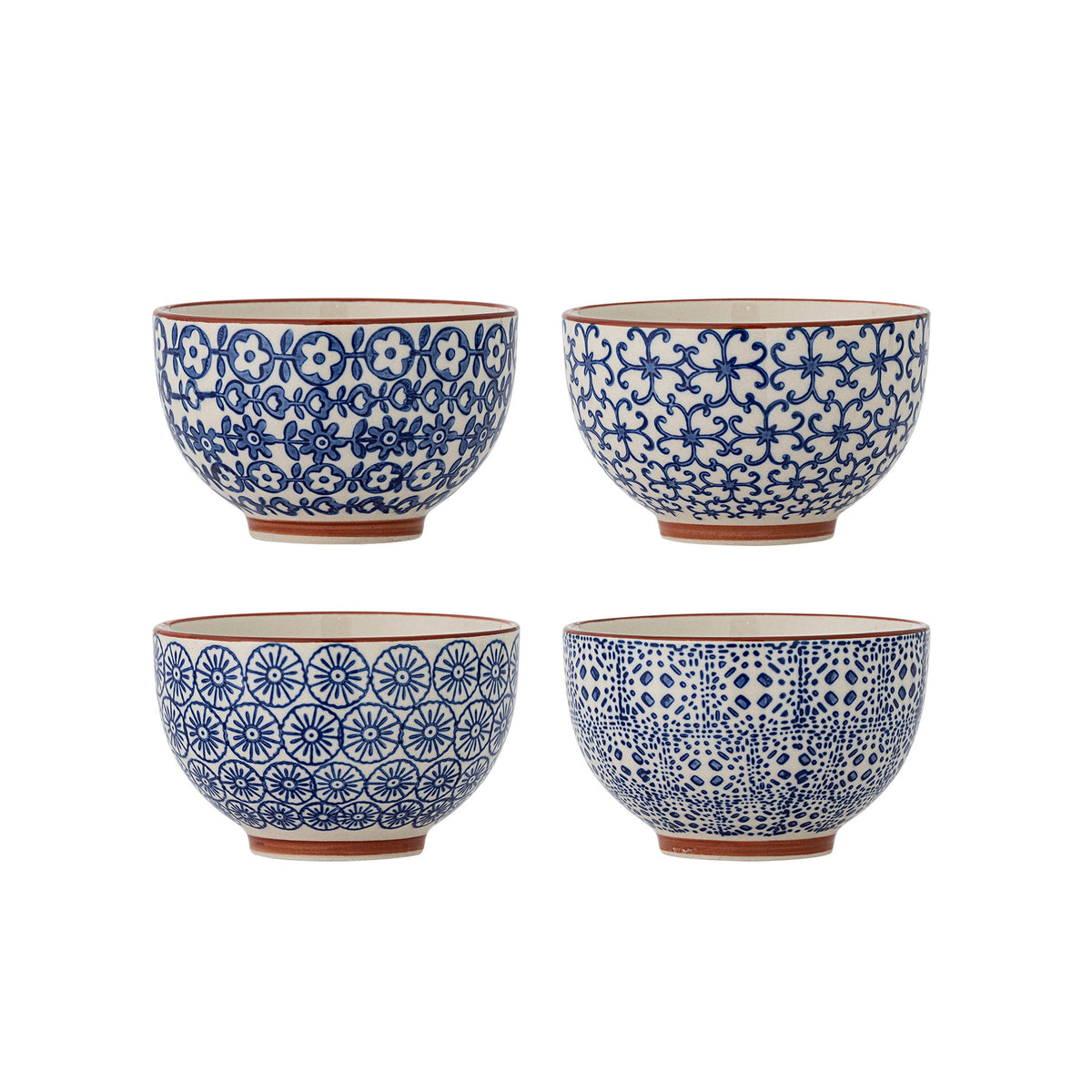 Karine Schale, Blau, Steingut in Blue präsentiert im Onlineshop von KAQTU Design AG. Schale ist von Bloomingville