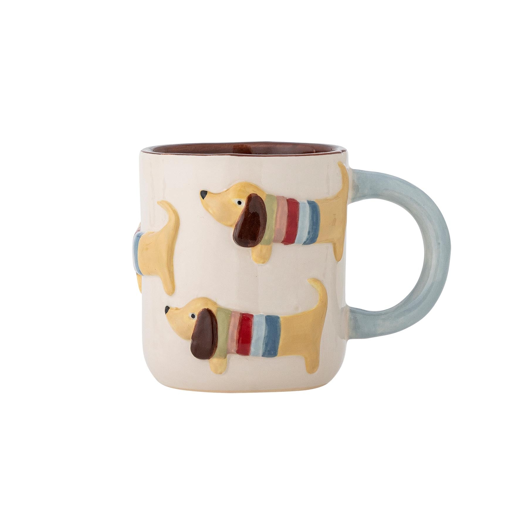 Charlie Tasse, Bunt, Steingut in Multi präsentiert im Onlineshop von KAQTU Design AG. Tasse ist von Bloomingville Mini