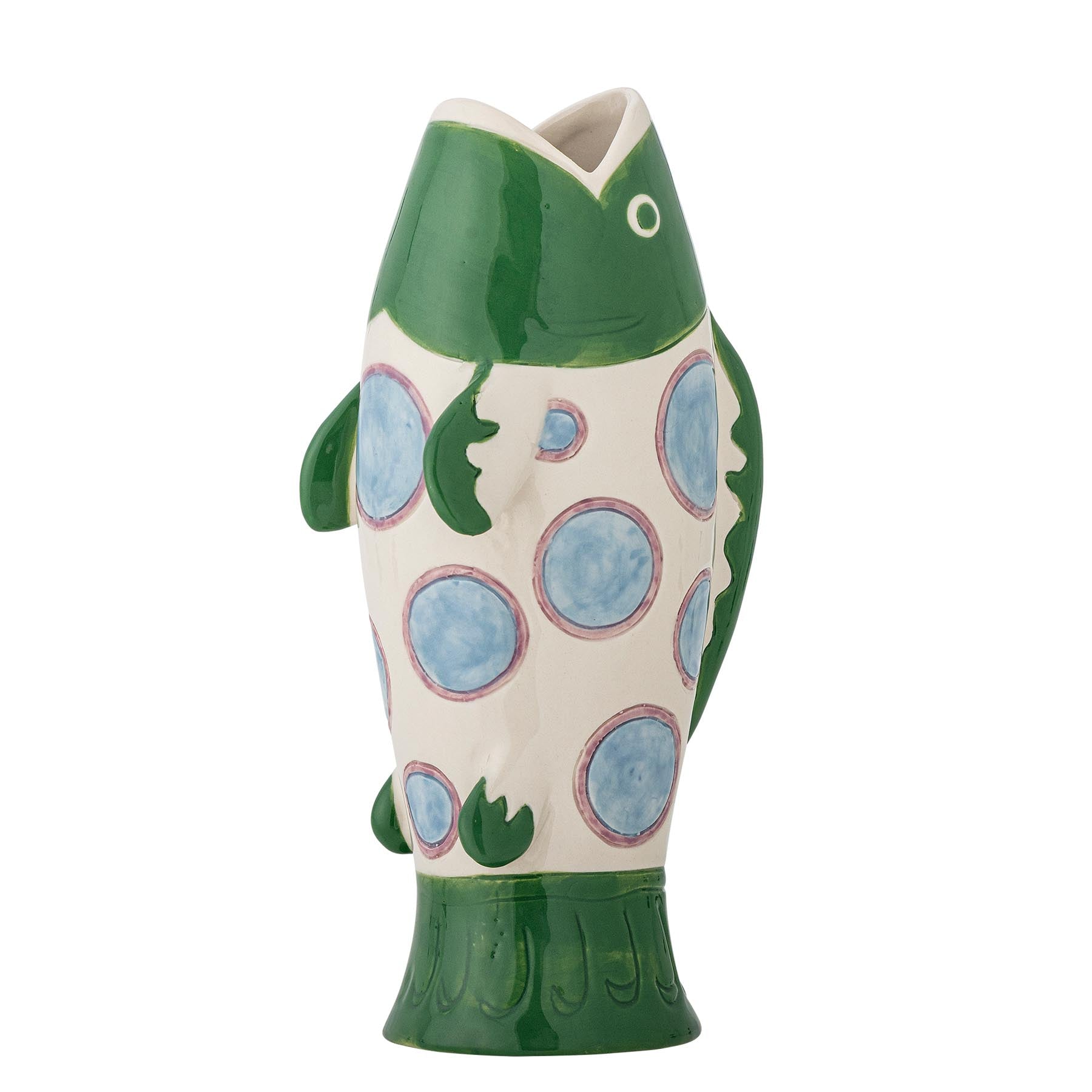 Irving Vase, Bunt, Steingut in Multi präsentiert im Onlineshop von KAQTU Design AG. Vase ist von Bloomingville
