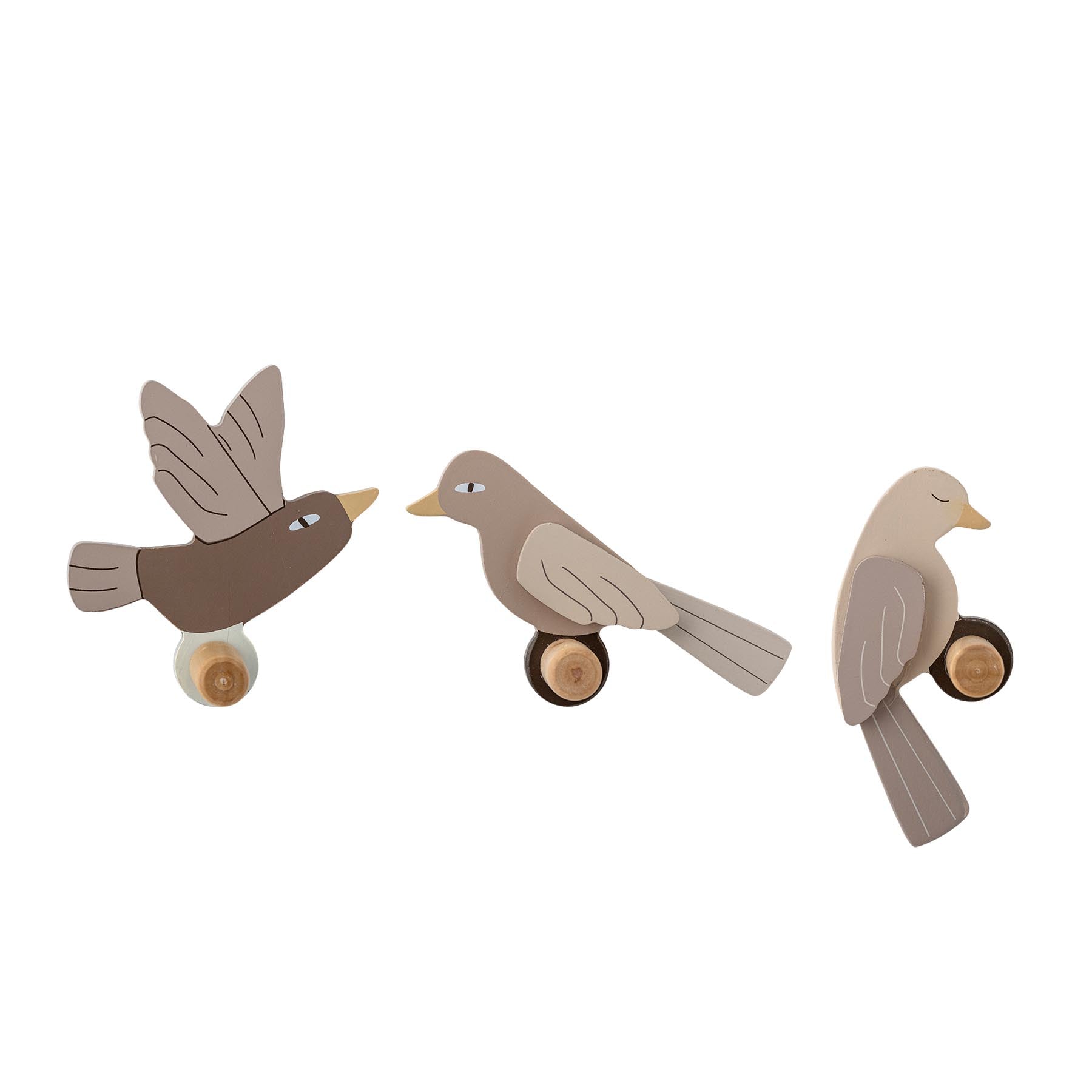 Lewi Haken, Natur, FSC®100%, MDF in Nature präsentiert im Onlineshop von KAQTU Design AG. Kleiderbügel ist von Bloomingville Mini