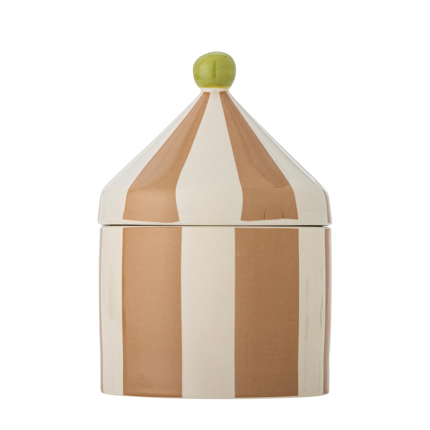 Cimmi Gefäß mit Deckel, Natur, Steingut in Nature präsentiert im Onlineshop von KAQTU Design AG. Kanne ist von Bloomingville Mini