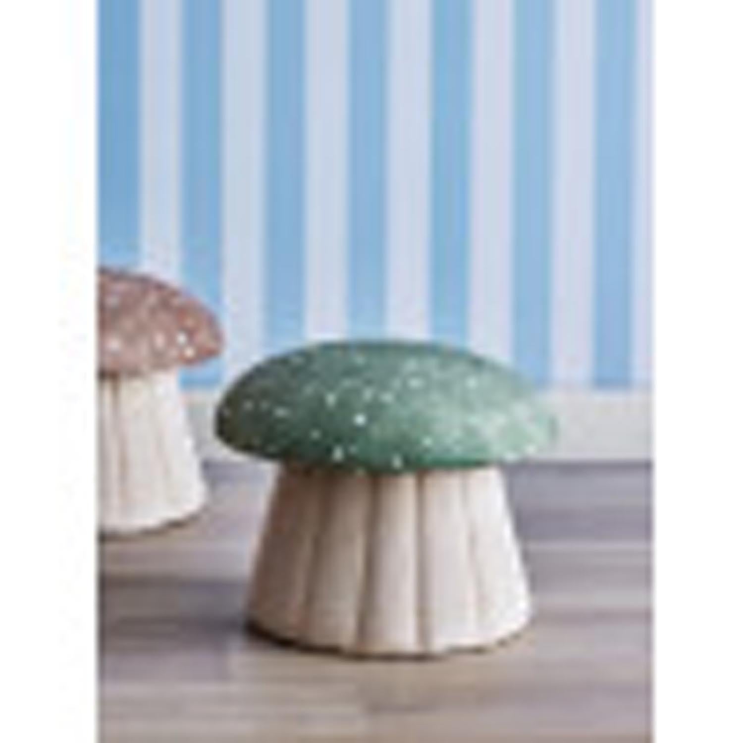 Lue Pouf, Grün, Polyester in Green präsentiert im Onlineshop von KAQTU Design AG. Pouf ist von Bloomingville Mini