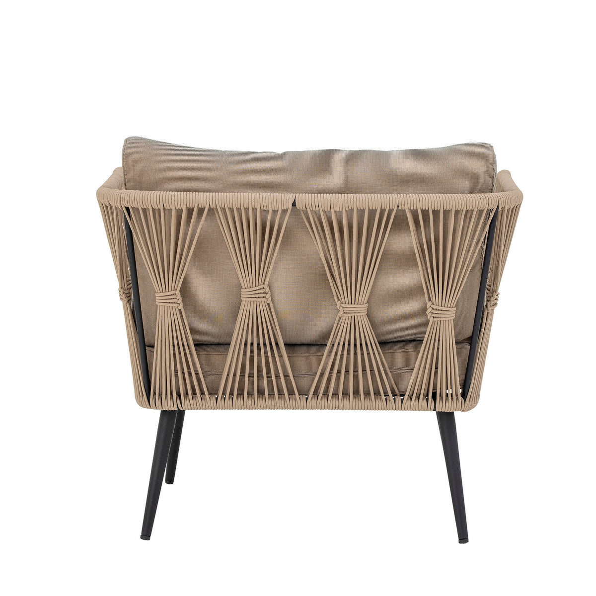 Pavone Loungesessel, Braun, Metall in Brown präsentiert im Onlineshop von KAQTU Design AG. Outdoor-Sessel mit Armlehnen ist von Bloomingville
