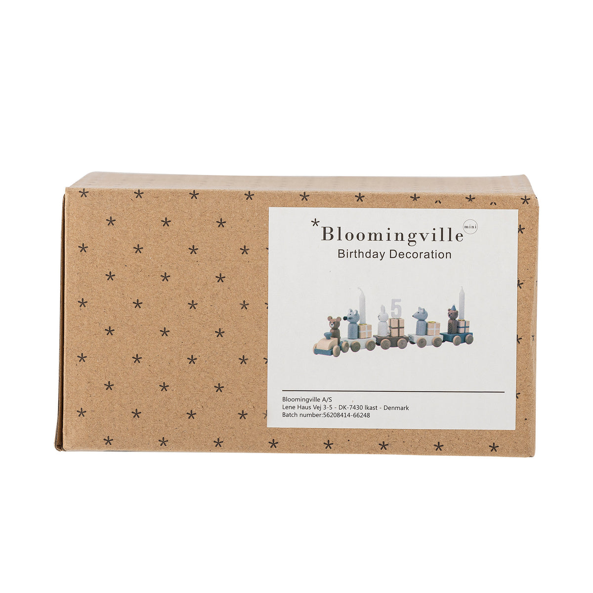 Junaid Geburtstagsdekoration, Braun, FSC®100%, MDF in Braun präsentiert im Onlineshop von KAQTU Design AG. Kunstgegenstände ist von Bloomingville Mini