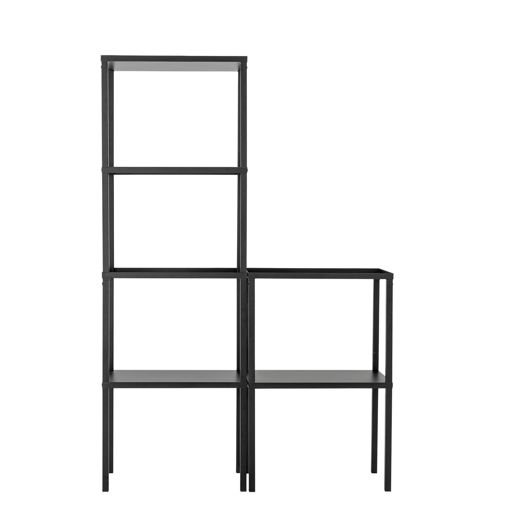 Loups Bücherregal, Schwarz, Metall in Black präsentiert im Onlineshop von KAQTU Design AG. Bücherregal ist von Bloomingville