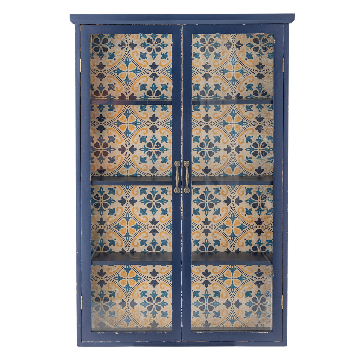 Hazem Kabinett, Blau, Tannenholz in Blau präsentiert im Onlineshop von KAQTU Design AG. Cabinet ist von Creative Collection