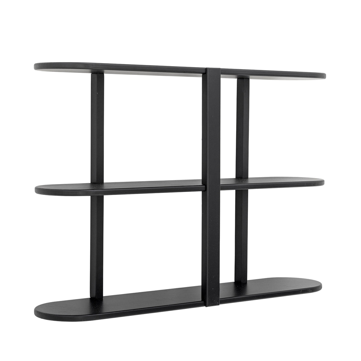 Vicente Regal, Schwarz, MDF in Schwarz präsentiert im Onlineshop von KAQTU Design AG. Wandregal ist von Bloomingville