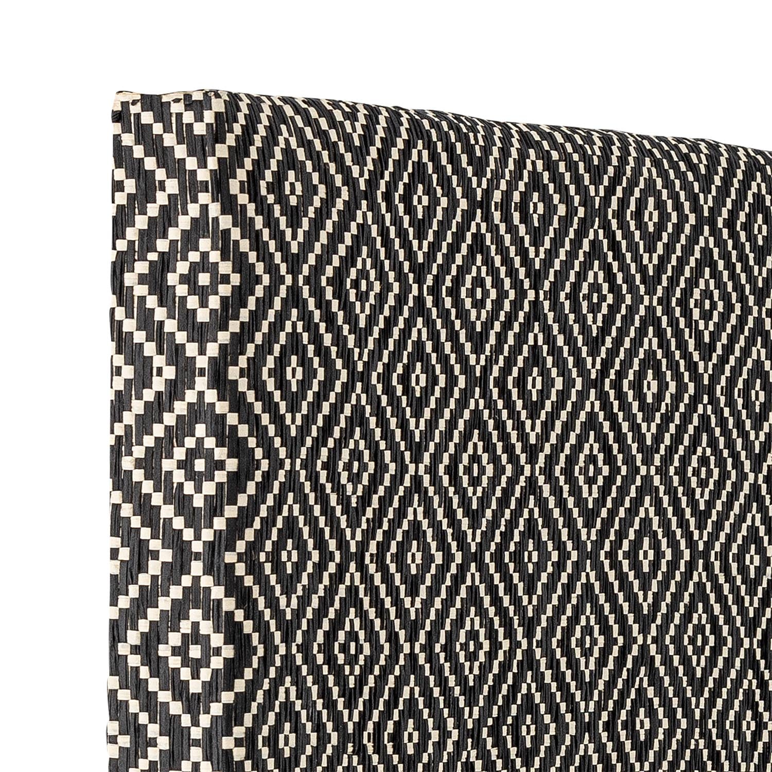 Die Rivalta Pinnwand von Bloomingville aus schwarzem MDF bietet eine elegante Lösung zur Organisation von Notizen und Bildern – ideal für Ihr Home-Office!