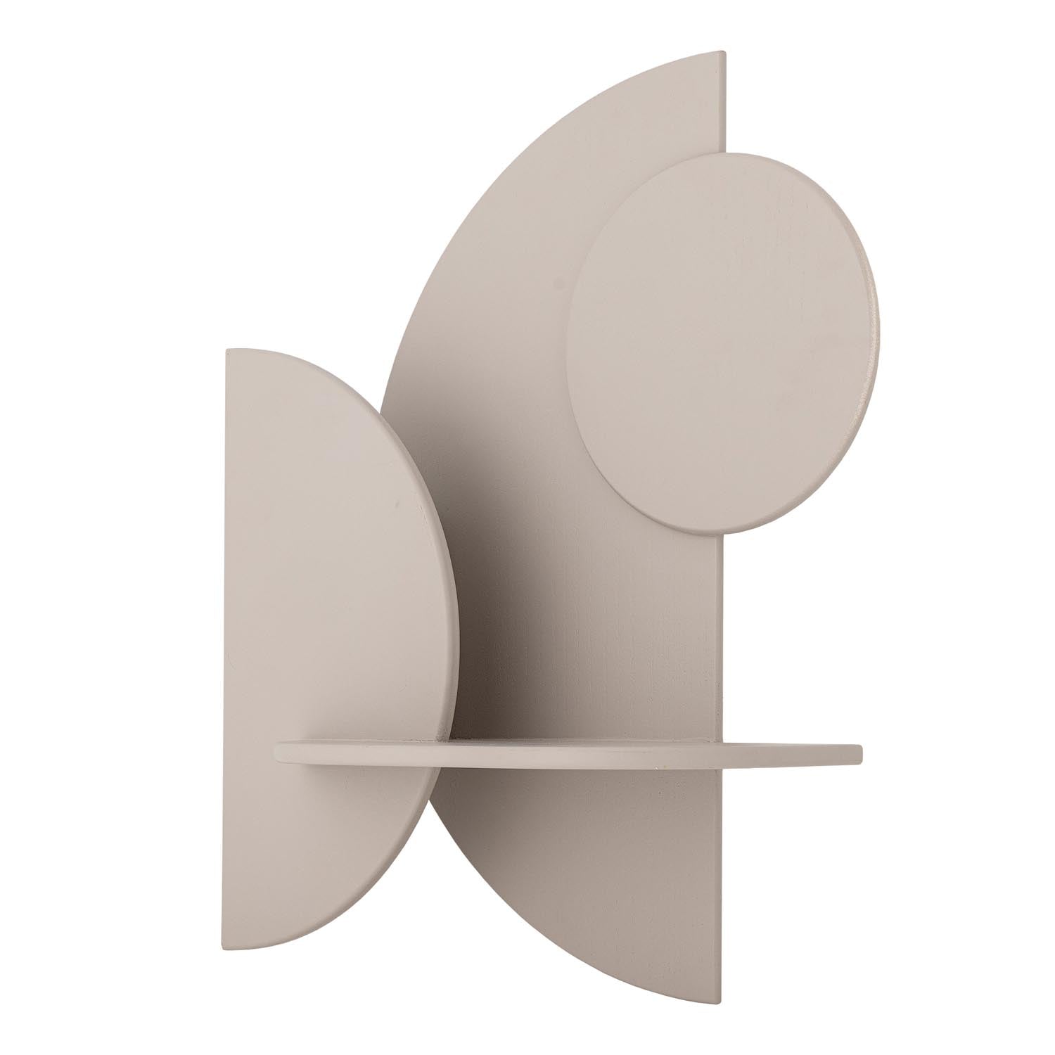 Verleihen Sie Ihrem Raum mit dem Leonard Regal von Bloomingville einen modernen Touch – stilvolles MDF-Regal in sanften Erdtönen für kreative Präsentationen.