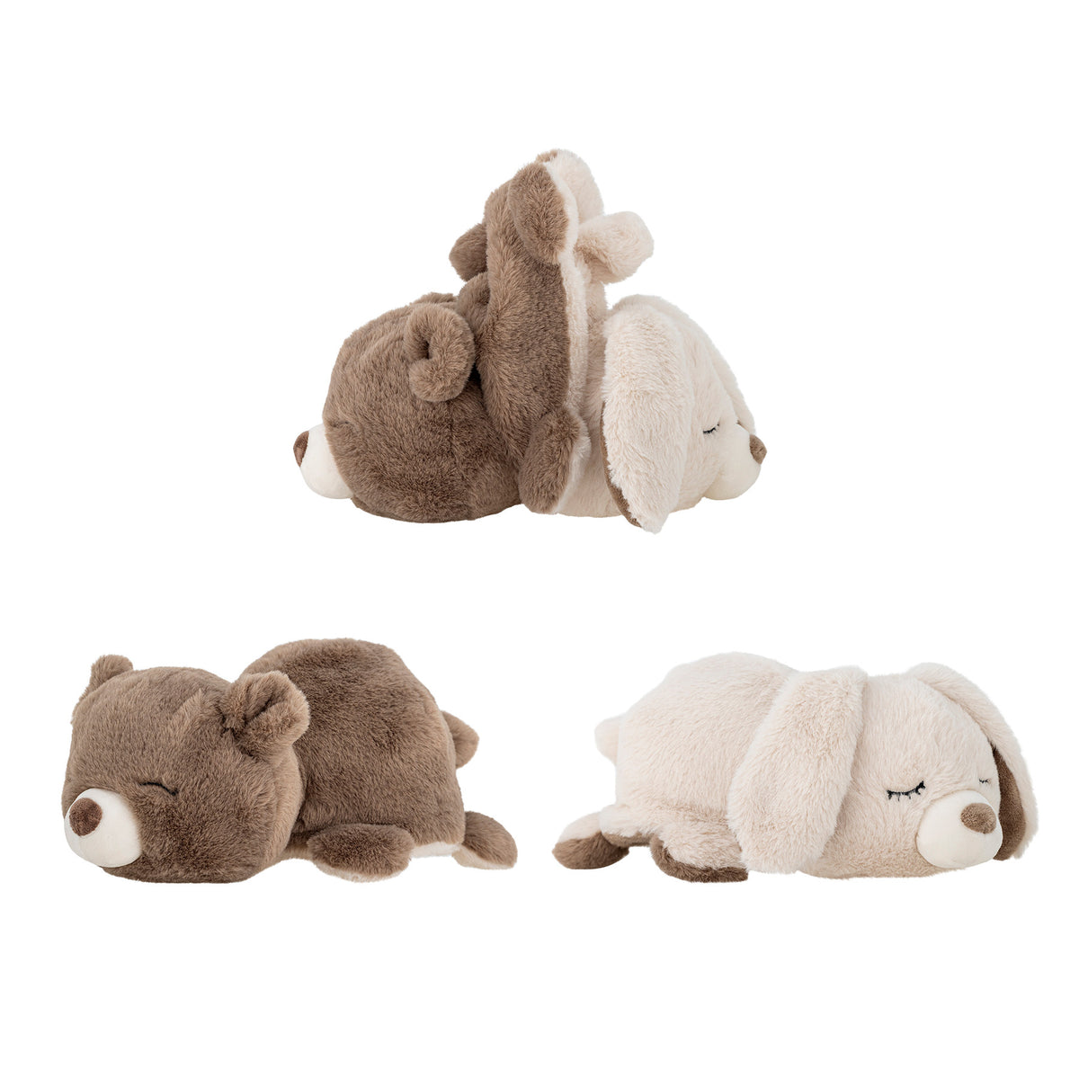 Berta Plüschtier, Braun, Polyester in Braun präsentiert im Onlineshop von KAQTU Design AG. Zelt Kids ist von Bloomingville Mini