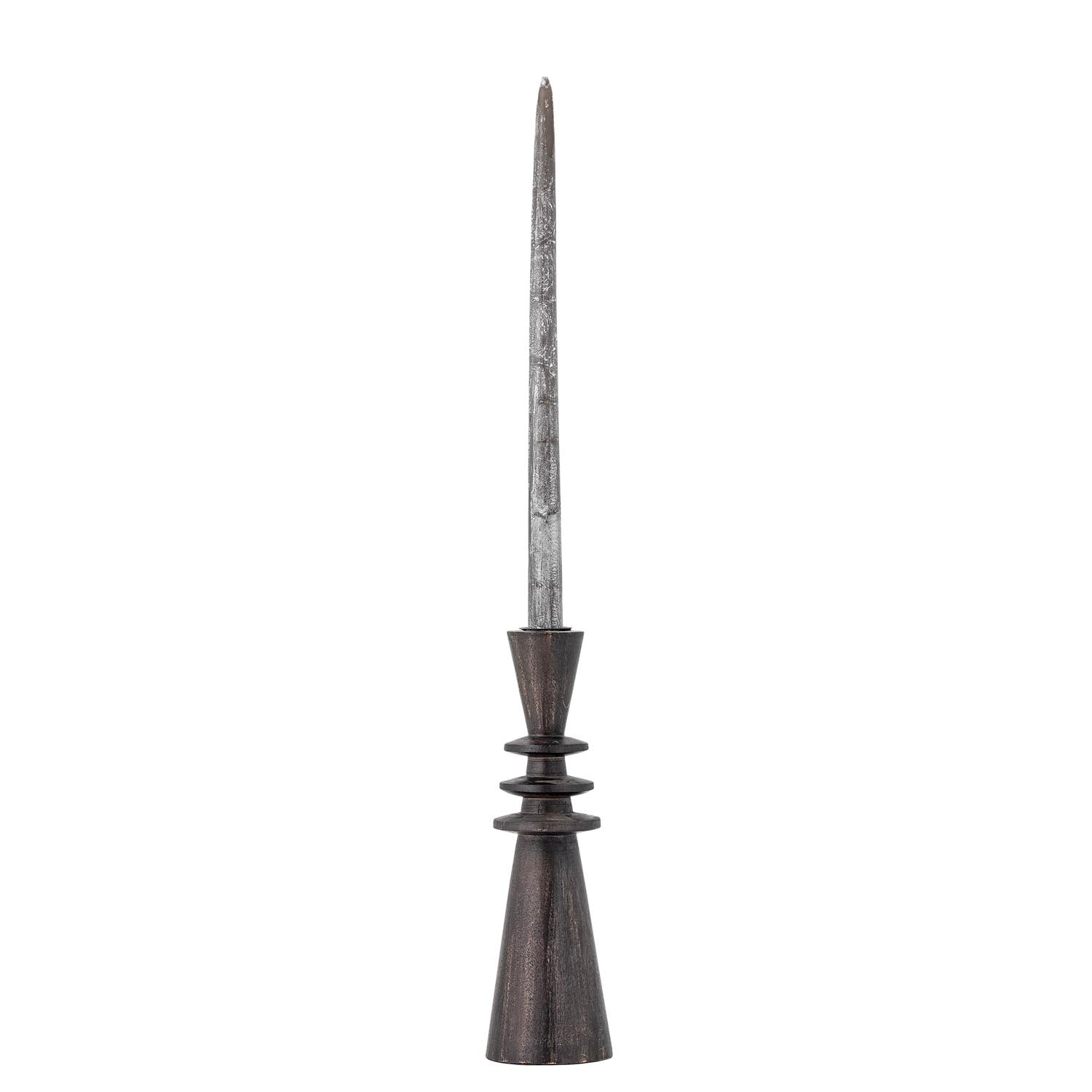 Entdecken Sie den Armel Kerzenhalter von Bloomingville – ein elegantes Accessoire aus schwarzem Mangoholz, das jedem Raum eine stilvolle Note verleiht.