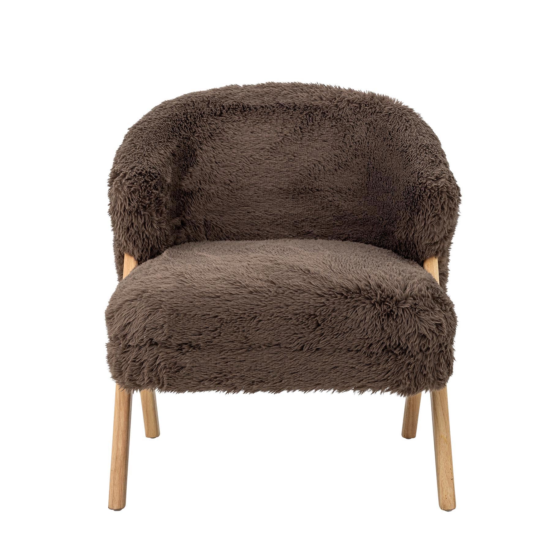 Camino Loungesessel, Braun, FSC®100%, Gummibaumholz in Brown präsentiert im Onlineshop von KAQTU Design AG. Sessel ist von Bloomingville