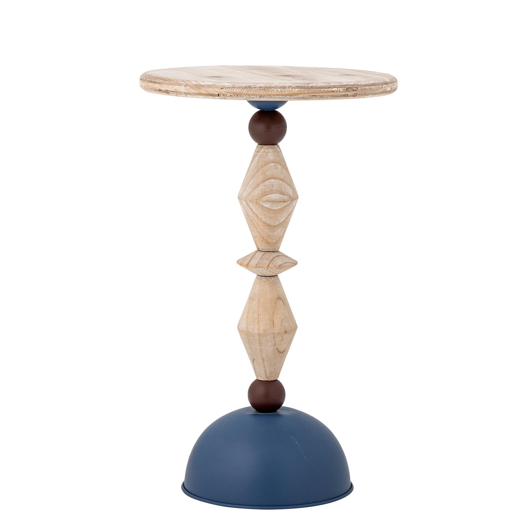 Mannelli Beistelltisch, Blau, Tannenholz in Blue präsentiert im Onlineshop von KAQTU Design AG. Standregal ist von Creative Collection
