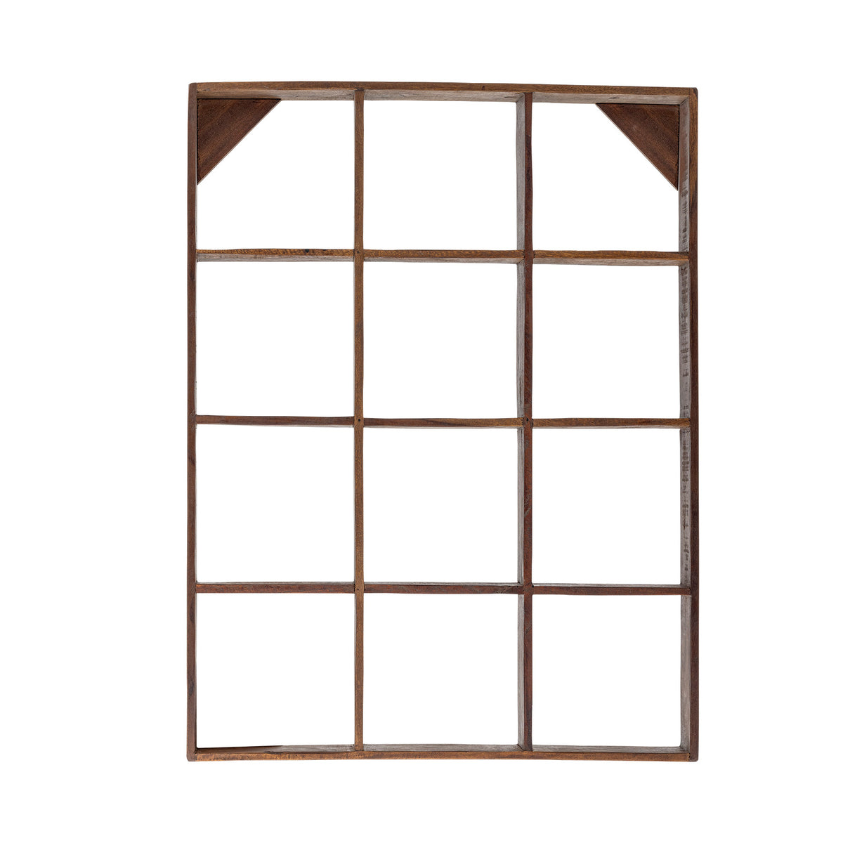 Tilo Regal, Braun, Recyceltes Holz in Brown präsentiert im Onlineshop von KAQTU Design AG. Wandregal ist von Creative Collection