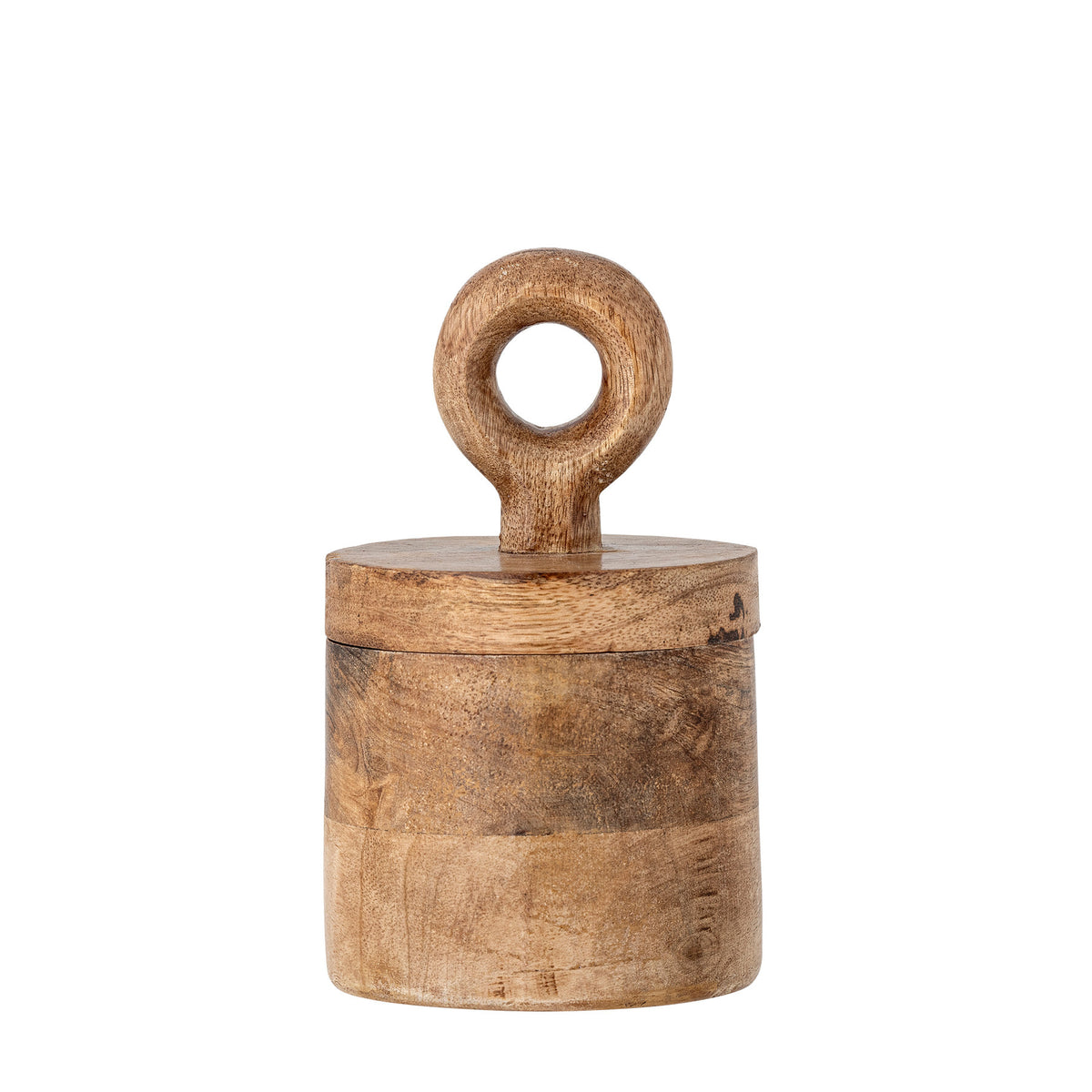 Nonnie Gefäss mit Deckel, Natur, FSC®100%, Mango in Nature präsentiert im Onlineshop von KAQTU Design AG. Kanne ist von Bloomingville