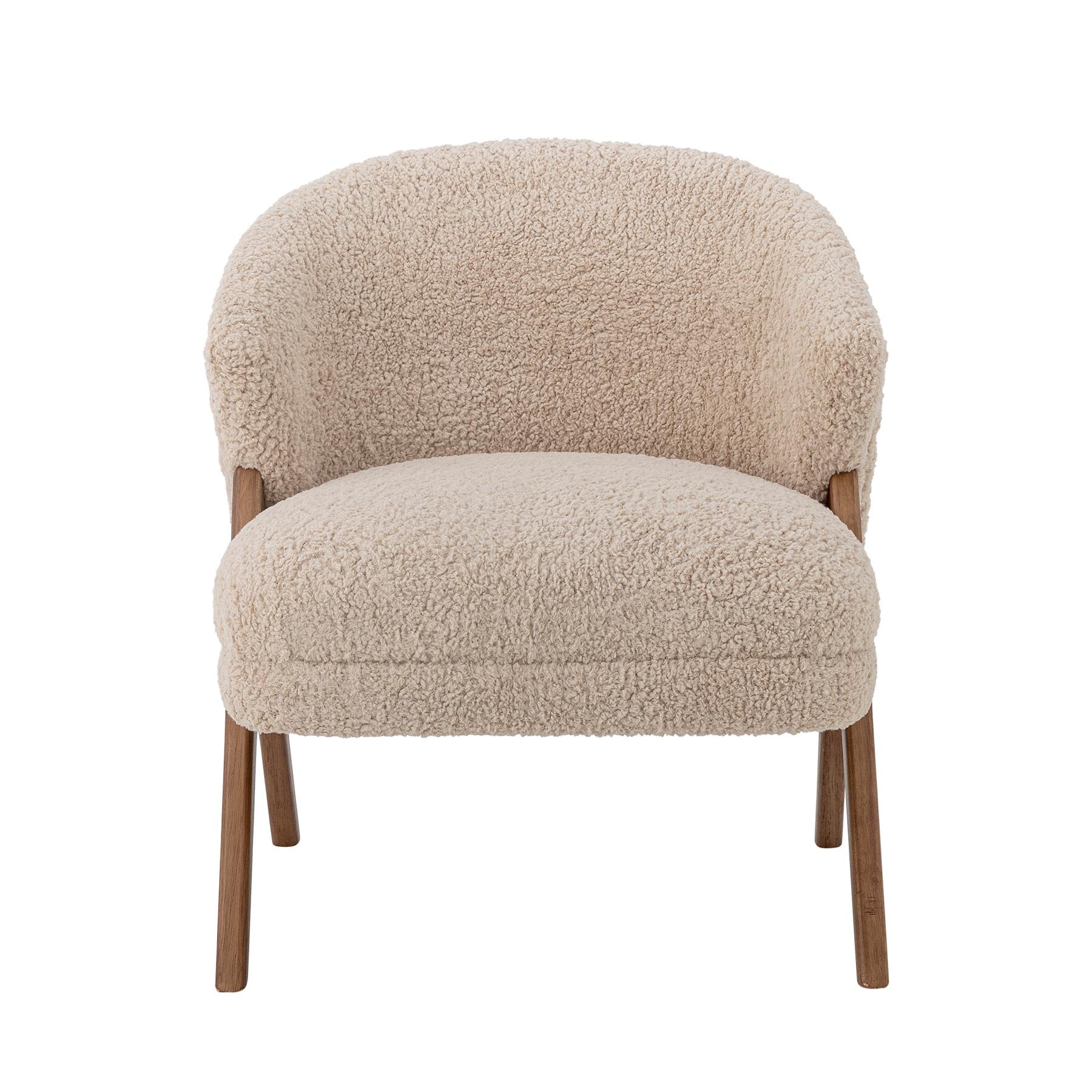Camino Loungesessel, Natur, FSC®100%, Gummibaumholz in Nature präsentiert im Onlineshop von KAQTU Design AG. Sessel ist von Bloomingville