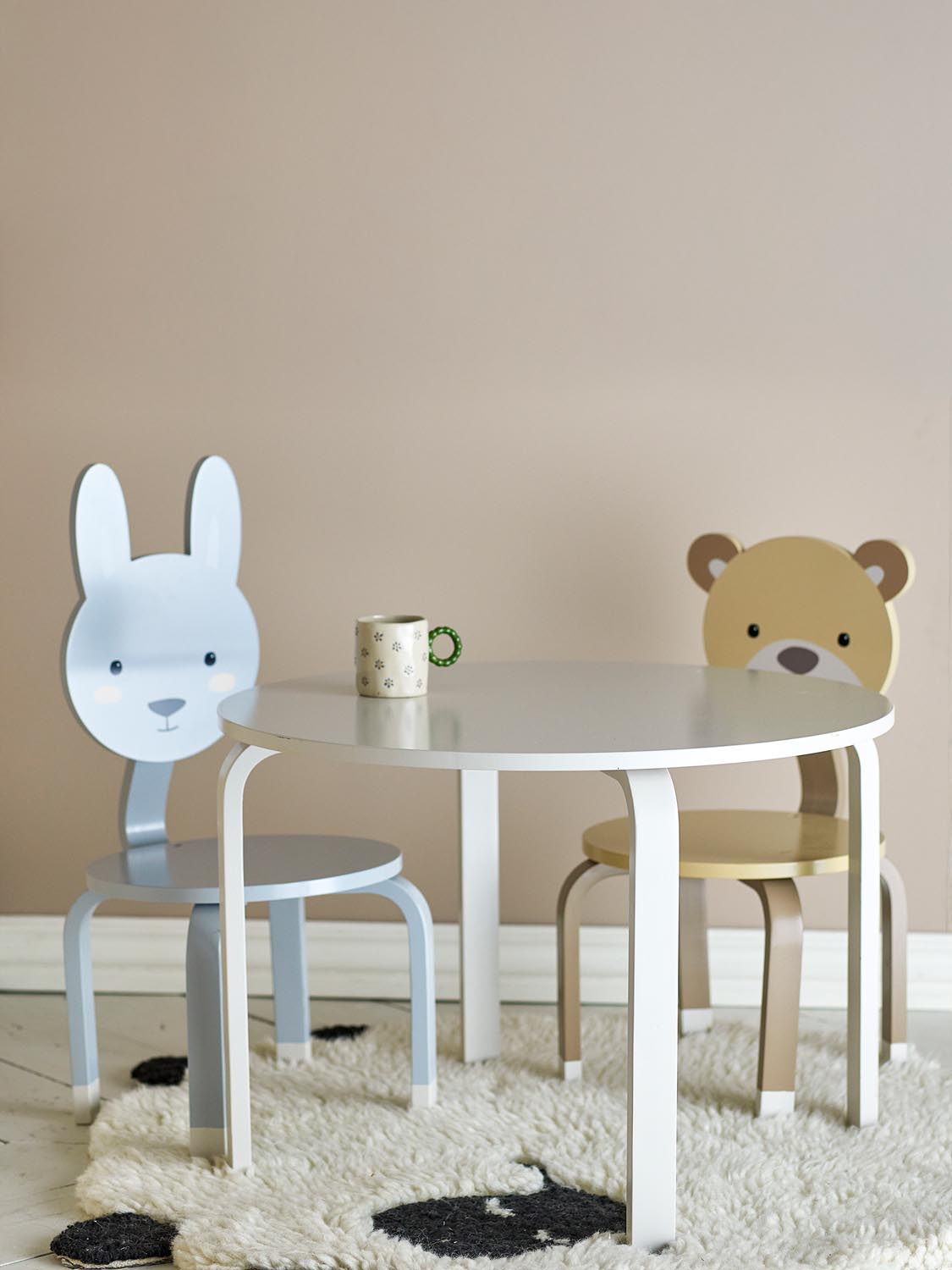 Marle Tisch, Natur, FSC®100%, MDF in Nature präsentiert im Onlineshop von KAQTU Design AG. Esstisch ist von Bloomingville Mini