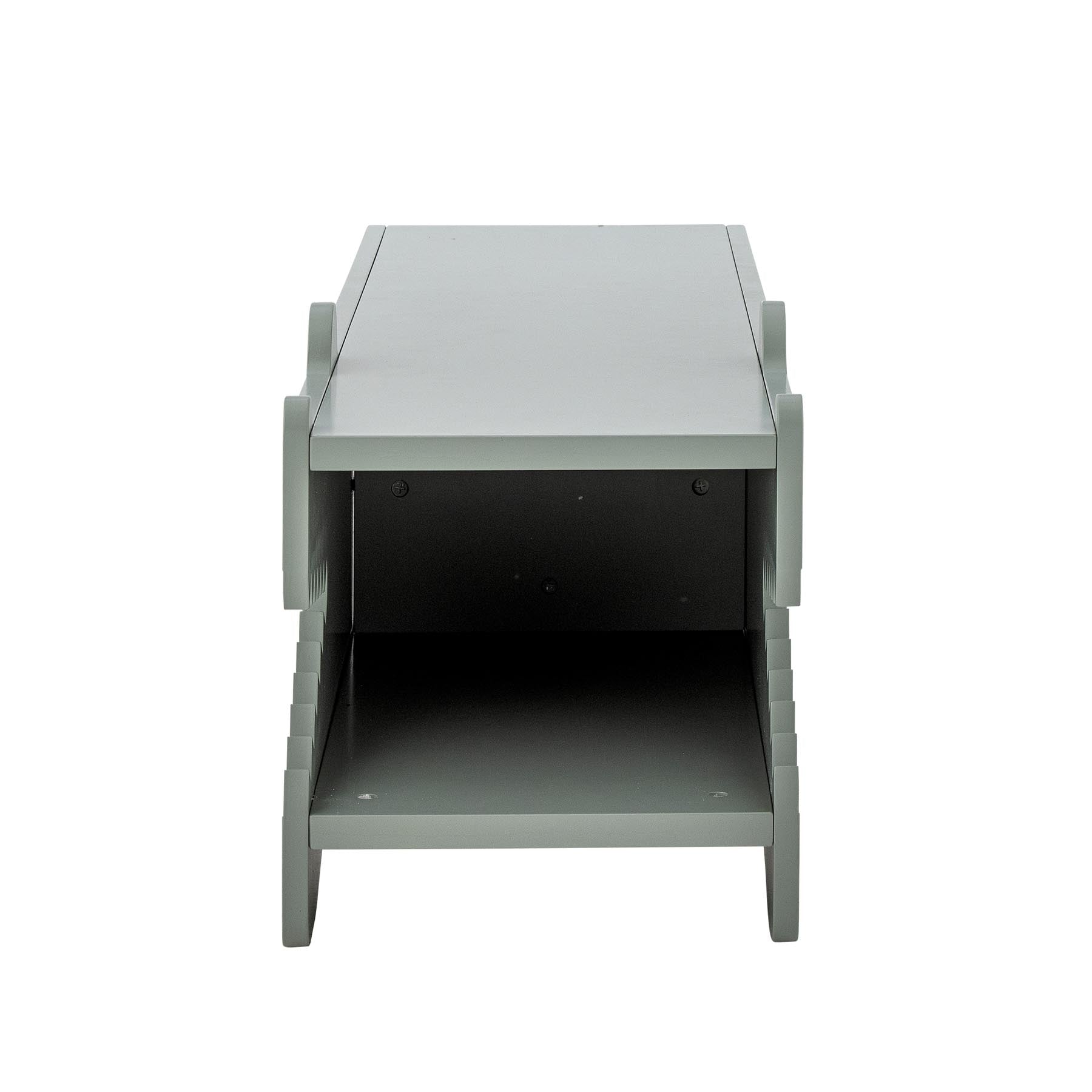 Arnie Bank, Grün, FSC®100%, MDF in Green präsentiert im Onlineshop von KAQTU Design AG. Sitzbank ist von Bloomingville Mini