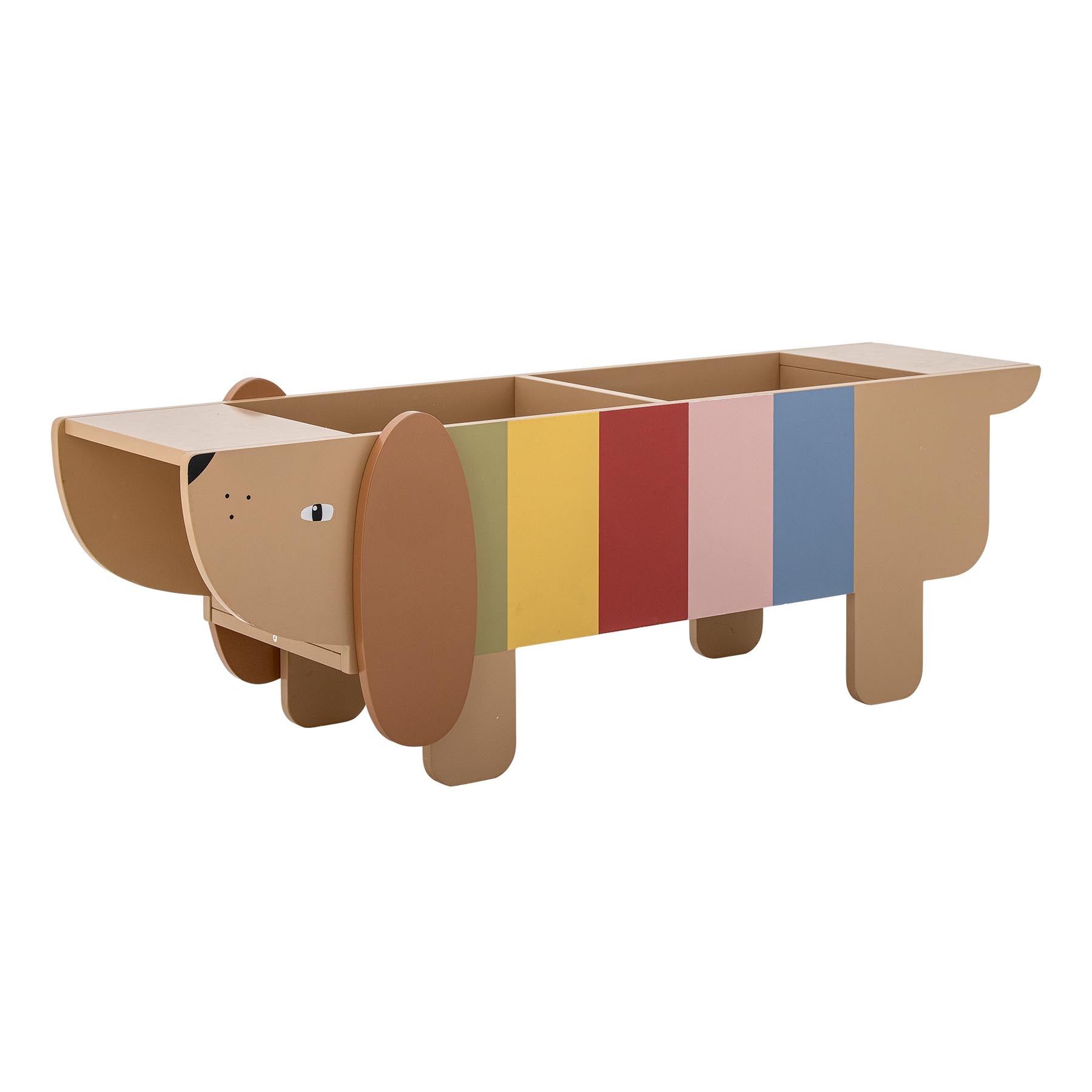 Charlie Bücherständer, Bunt, FSC®100%, MDF in Multi präsentiert im Onlineshop von KAQTU Design AG. Bücherregal ist von Bloomingville Mini