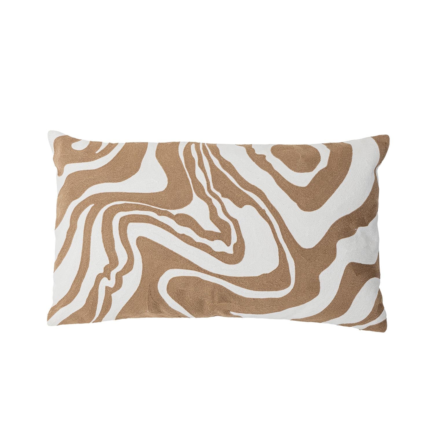 Aba Kissen, Natur, Baumwolle in Natur präsentiert im Onlineshop von KAQTU Design AG. Deko Kissen ist von Bloomingville