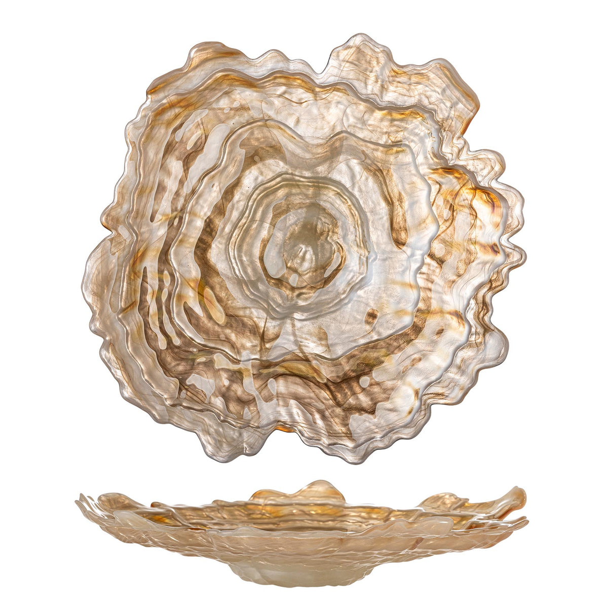 Asimi Schale, Natur, Glas in Nature präsentiert im Onlineshop von KAQTU Design AG. Schale ist von Bloomingville
