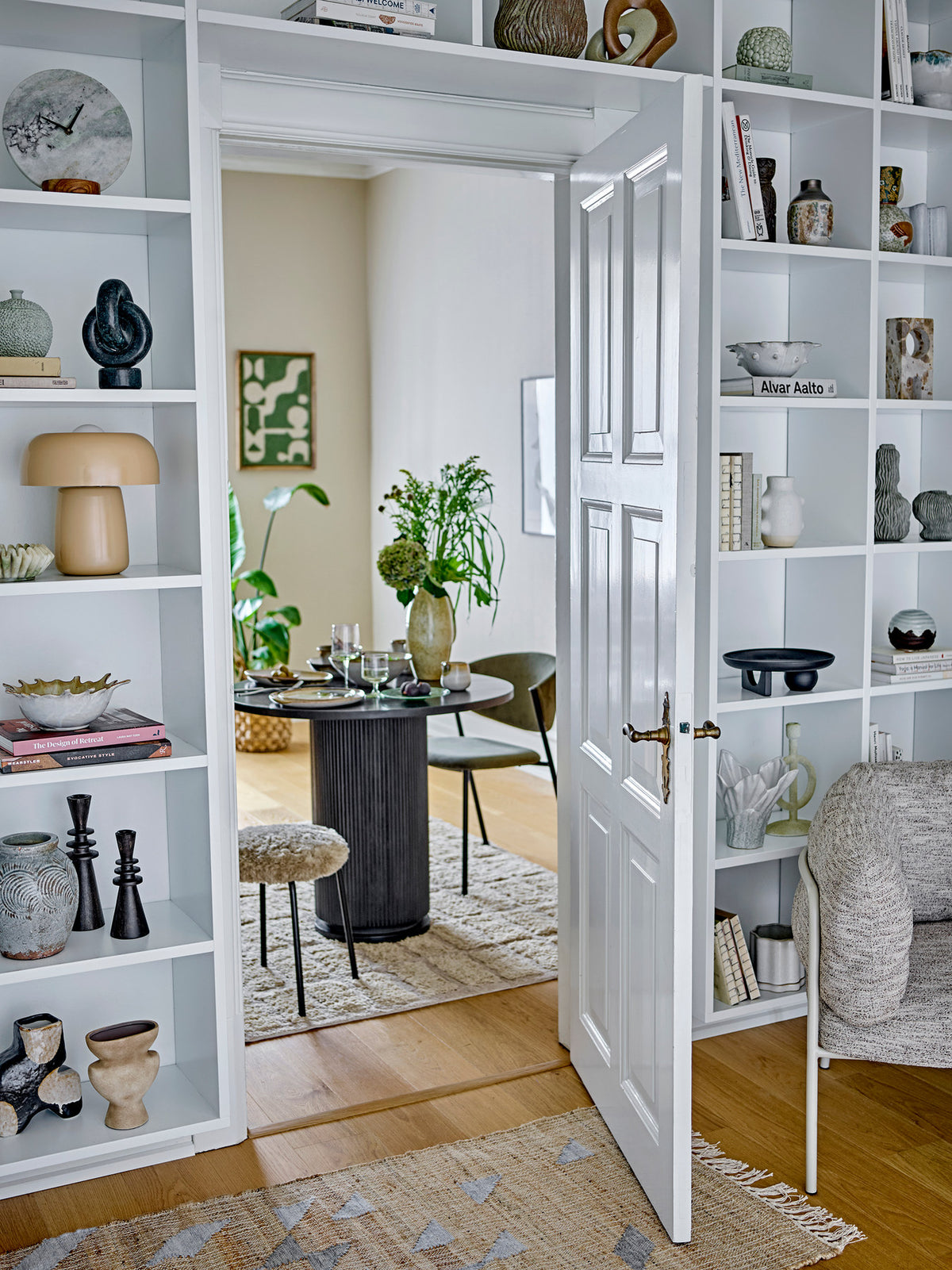 Ylva Tischlampe, Natur, Metall in Nature präsentiert im Onlineshop von KAQTU Design AG. Tischleuchte ist von Bloomingville