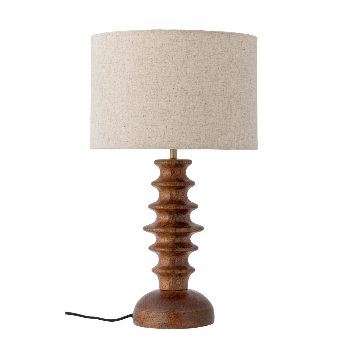 Elinora Tischlampe, Braun, Mango in Brown präsentiert im Onlineshop von KAQTU Design AG. Tischleuchte ist von Creative Collection