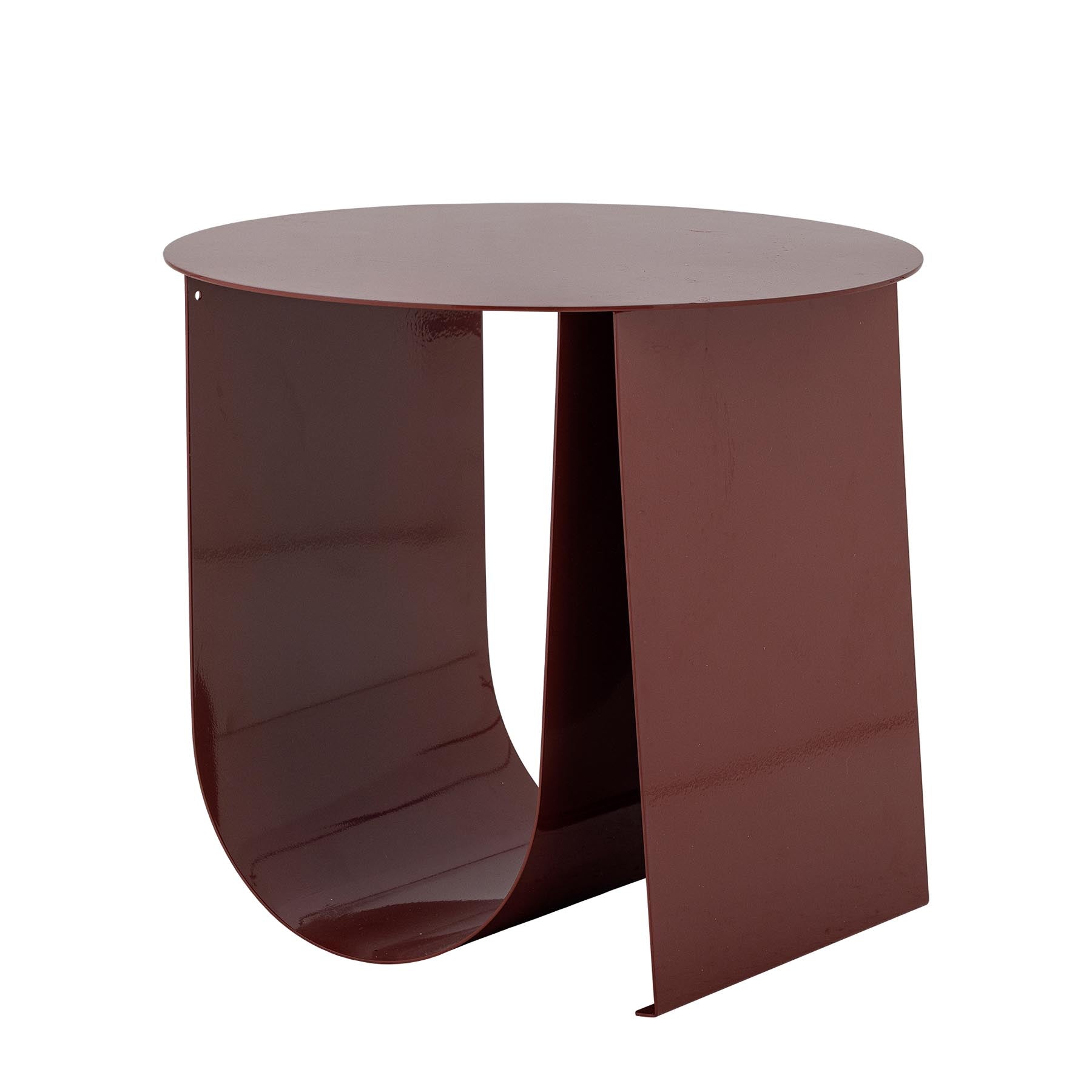 Cher Beistelltisch, Rot, Metall in Red präsentiert im Onlineshop von KAQTU Design AG. Standregal ist von Bloomingville