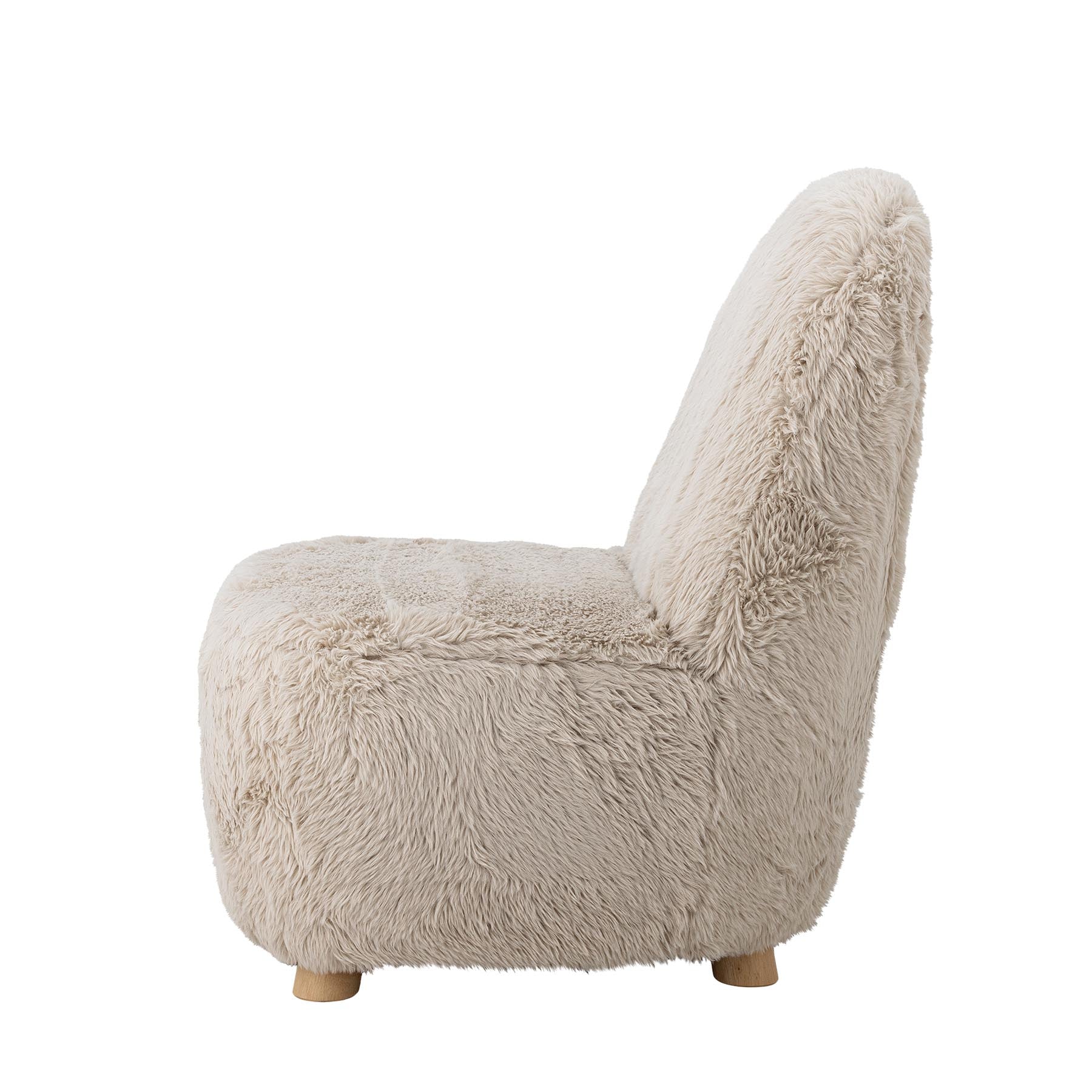Yvona Loungesessel, Natur, FSC®100%, Gummibaumholz in Nature präsentiert im Onlineshop von KAQTU Design AG. Sessel ist von Creative Collection