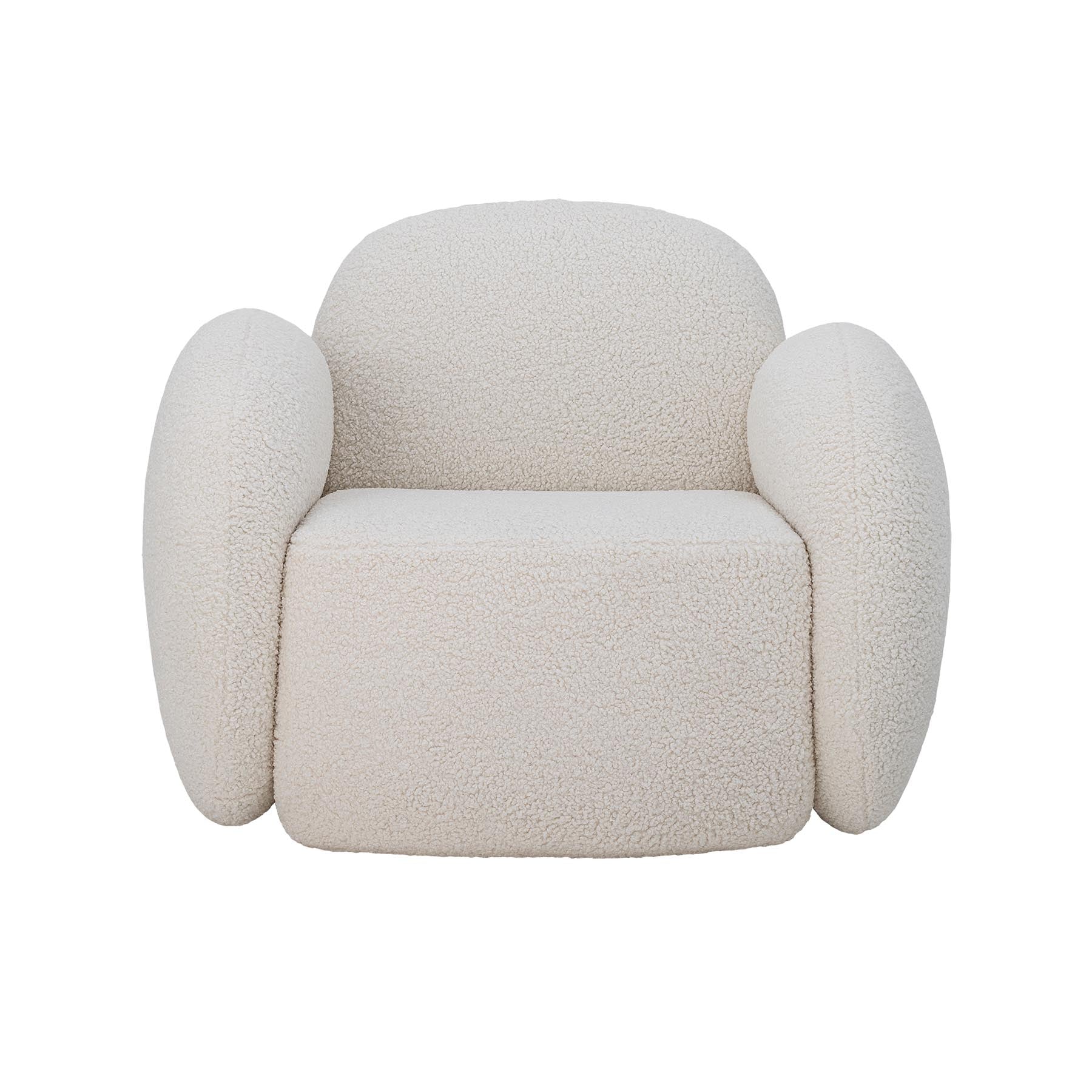 Zanno Loungesessel, Weiß, FSC®Mix, Pine in White präsentiert im Onlineshop von KAQTU Design AG. Sessel ist von Bloomingville