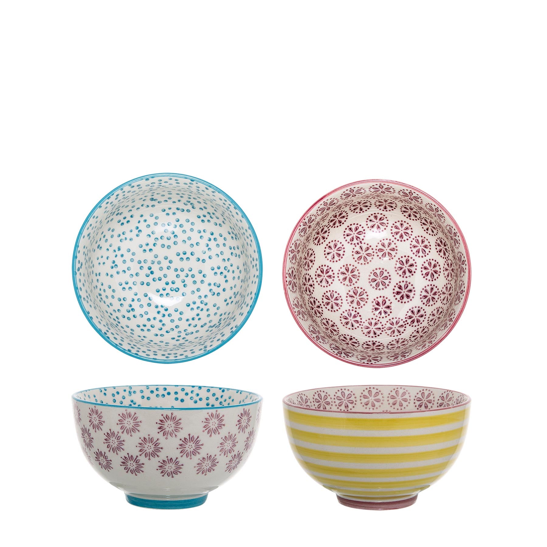 Patrizia Schale, Bunt, Steingut in Multi präsentiert im Onlineshop von KAQTU Design AG. Schale ist von Bloomingville
