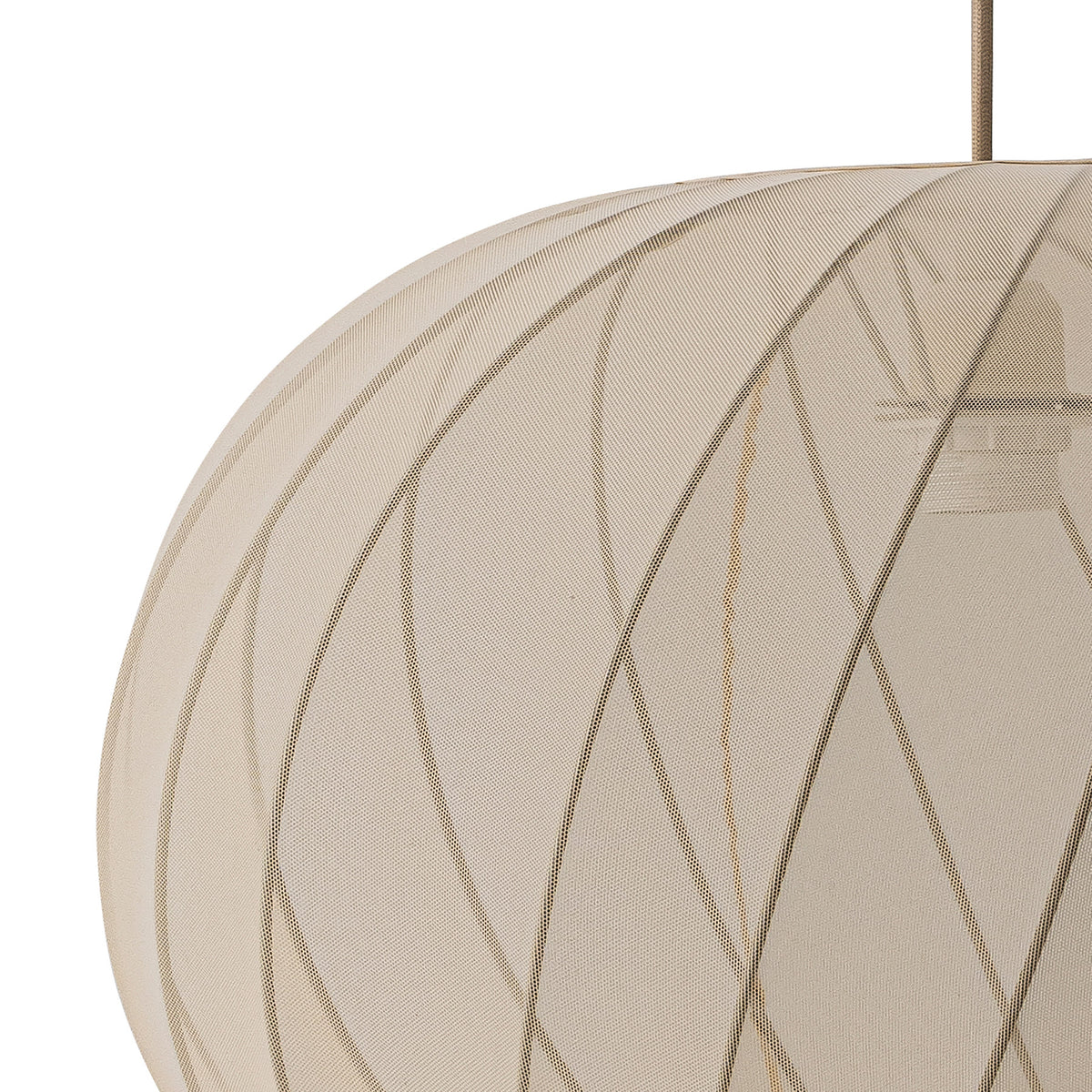 Piola Hängeleuchte, Natur, Polyester in Nature präsentiert im Onlineshop von KAQTU Design AG. Pendelleuchte ist von Bloomingville