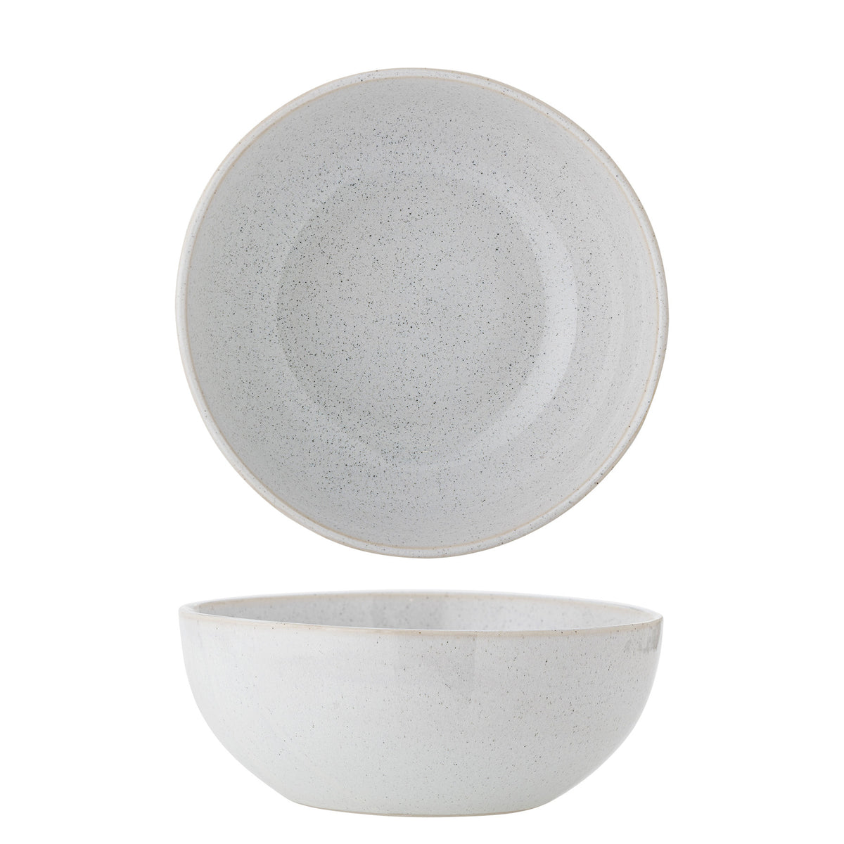 Addison Schale, Weiss, Steingut in Weiss präsentiert im Onlineshop von KAQTU Design AG. Schale ist von Bloomingville
