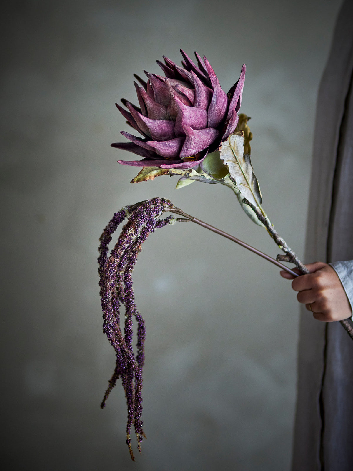 Foxtail Stiel, Braun, Künstliche Blumen in Braun präsentiert im Onlineshop von KAQTU Design AG. Kunstblume ist von Bloomingville