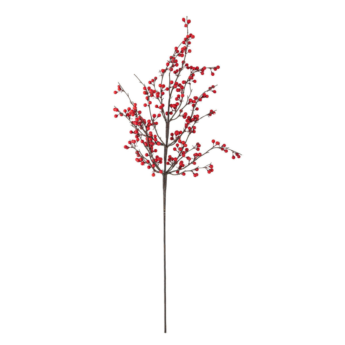 Ilex Stiel, Rot, Künstliche Blumen in Rot präsentiert im Onlineshop von KAQTU Design AG. Kunstblume ist von Bloomingville