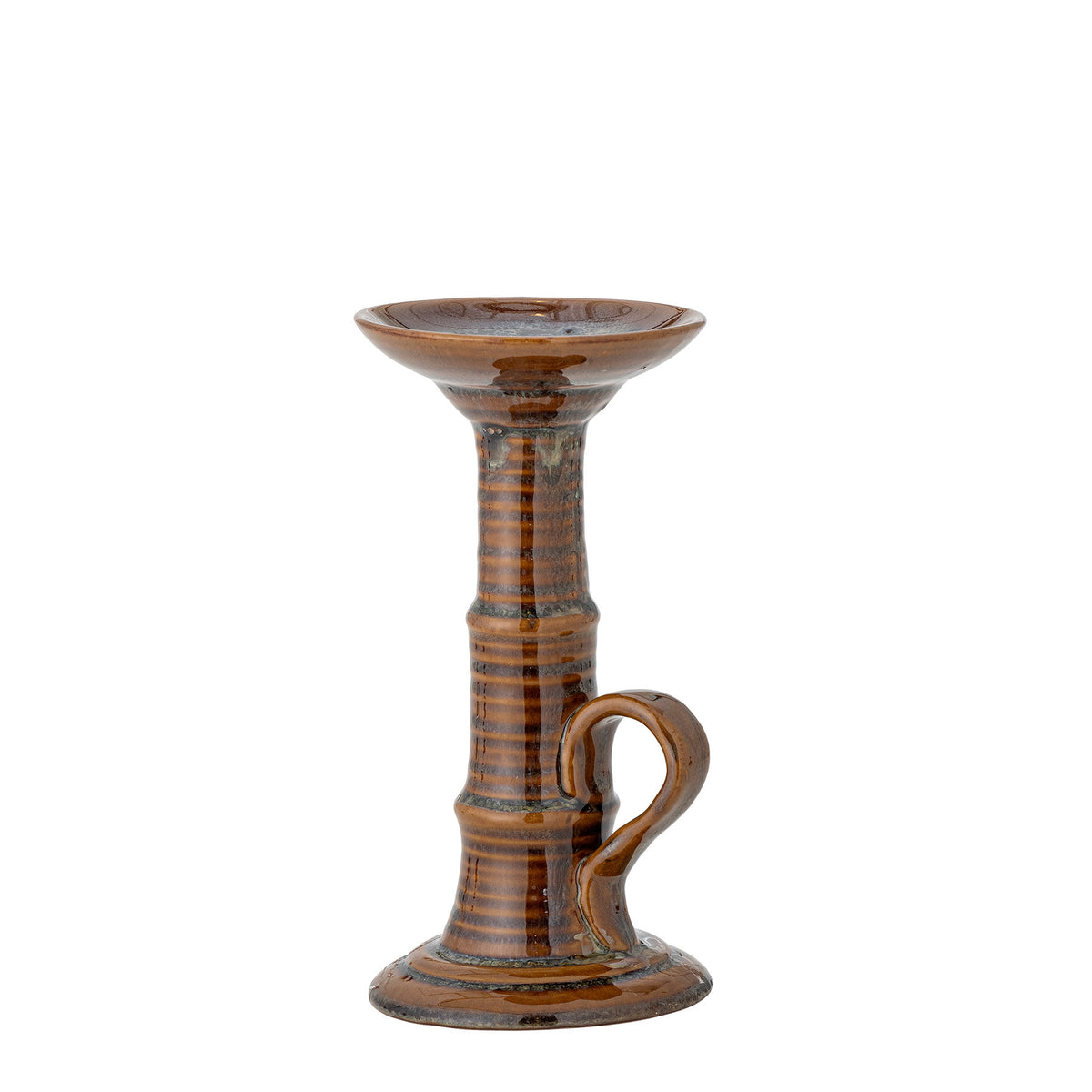 Rigby Kerzenhalter, Braun, Steingut in Braun präsentiert im Onlineshop von KAQTU Design AG. Kerzenständer ist von Creative Collection