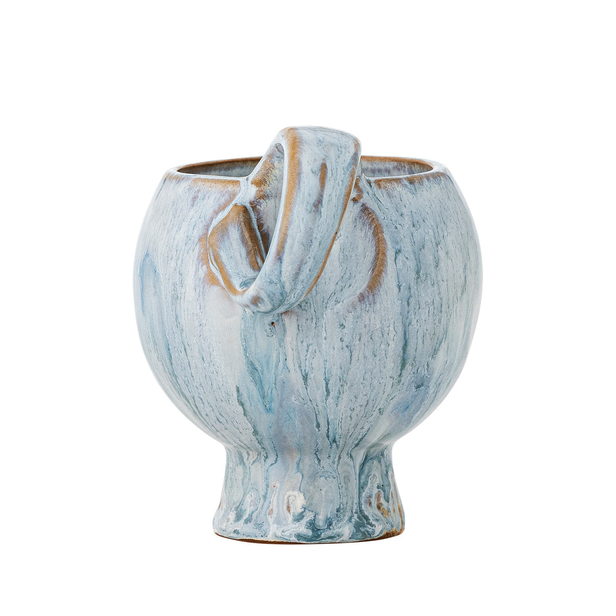 Avonlea Tasse, Blau, Steingut in Blau präsentiert im Onlineshop von KAQTU Design AG. Tasse ist von Bloomingville