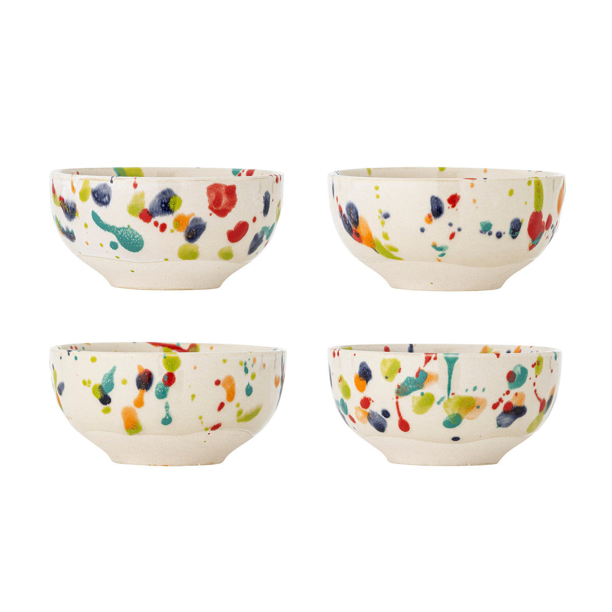 Freckles Schale, Rot, Steingut in Rot präsentiert im Onlineshop von KAQTU Design AG. Schale ist von Bloomingville