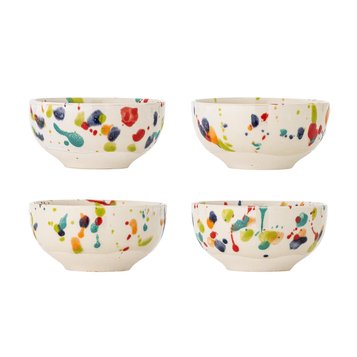 Freckles Schale, Rot, Steingut in Rot präsentiert im Onlineshop von KAQTU Design AG. Schale ist von Bloomingville