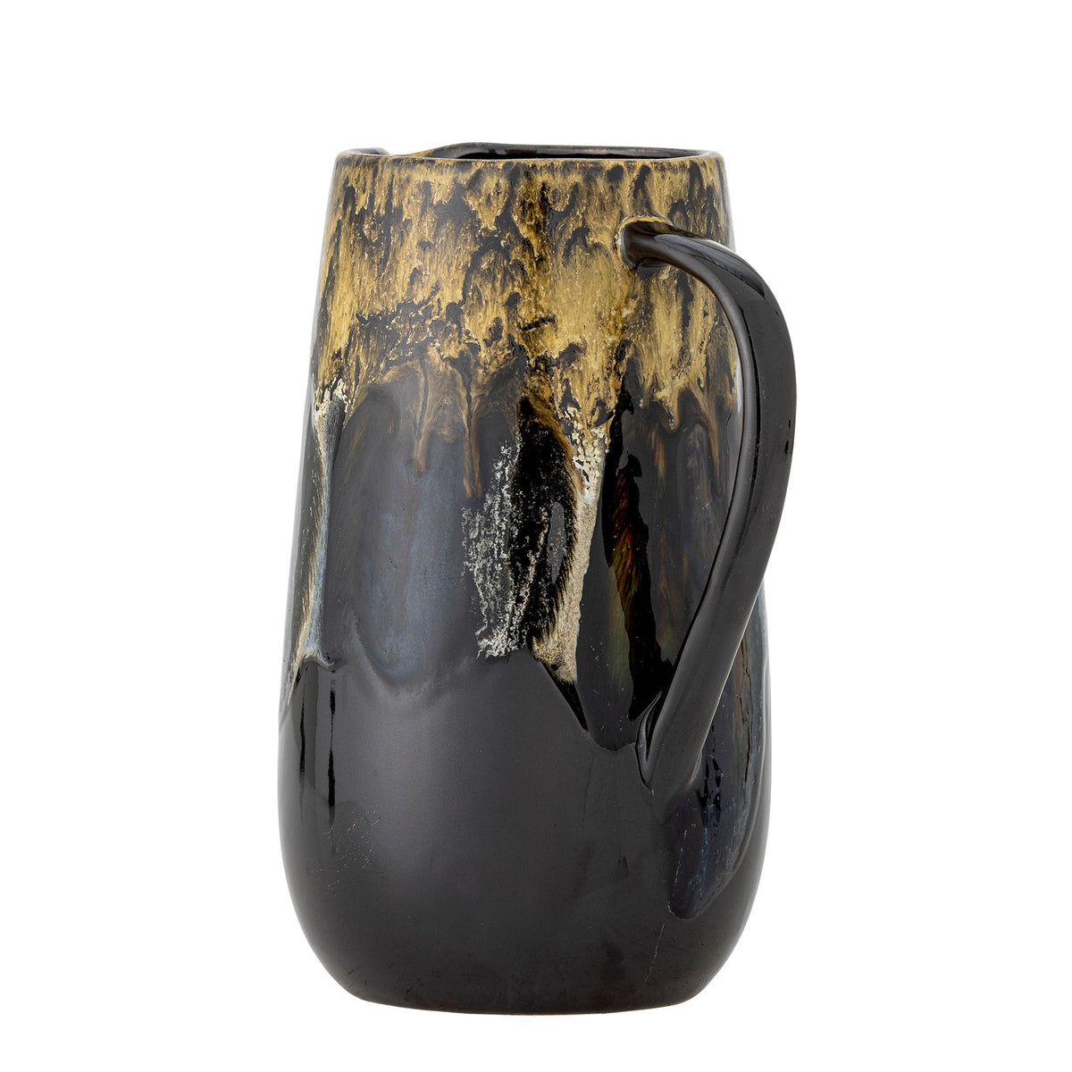 Wyatt Vase, Braun, Steingut in Braun präsentiert im Onlineshop von KAQTU Design AG. Vase ist von Creative Collection