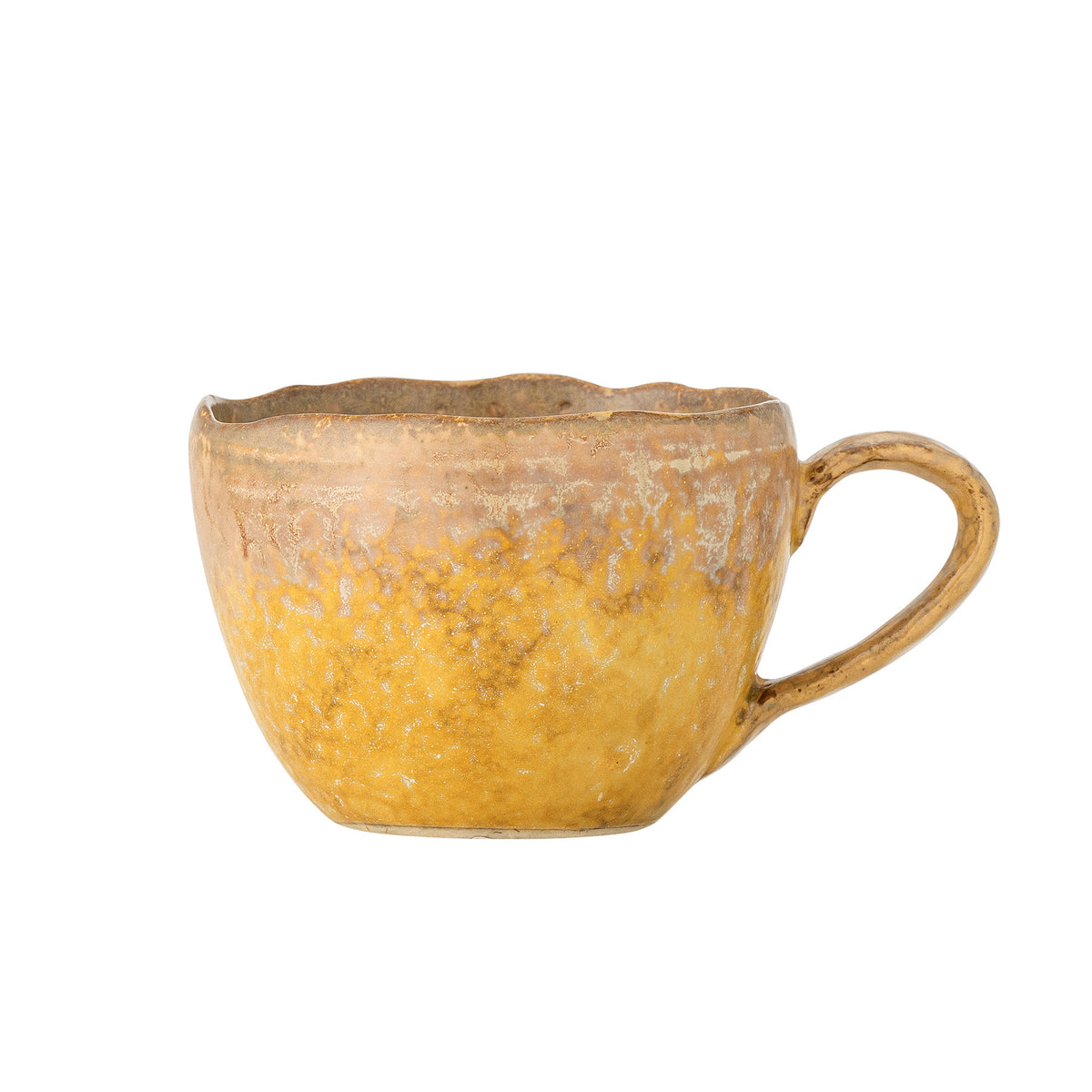 Milani Tasse, Gelb, Steingut in Gelb präsentiert im Onlineshop von KAQTU Design AG. Tasse ist von Bloomingville