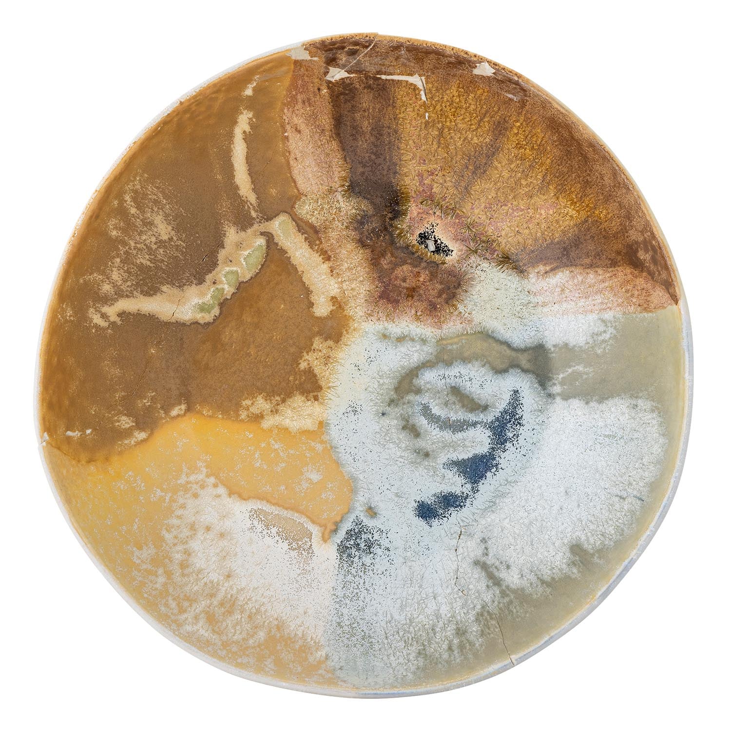 Die Lacey Schale in Gelb aus hochwertigem Steingut ist ein einzigartiges Deko-Element, ideal für stilvolle Tischarrangements und vielseitige Serviermöglichkeiten.