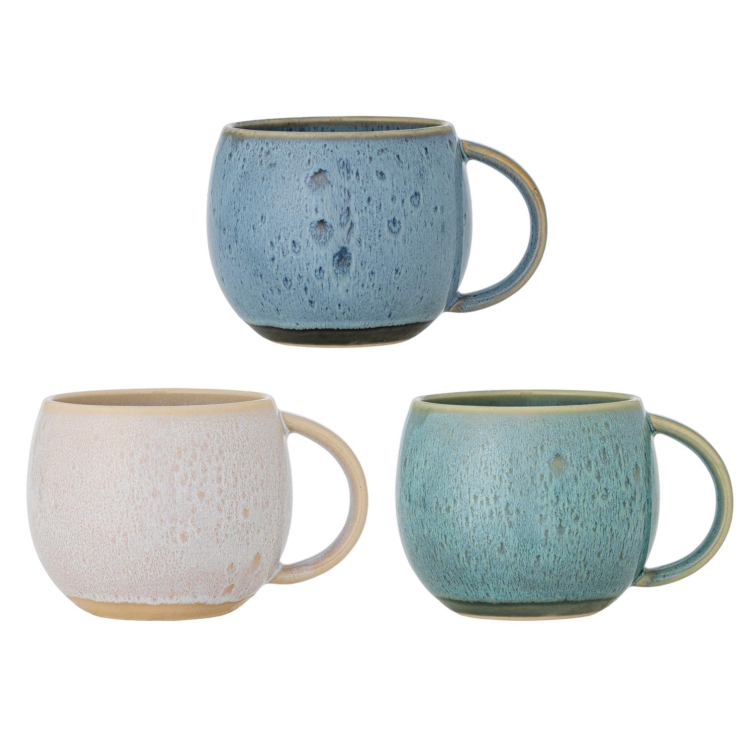 Harriet Becher, Blau, Steingut in Blau präsentiert im Onlineshop von KAQTU Design AG. Tasse ist von Creative Collection