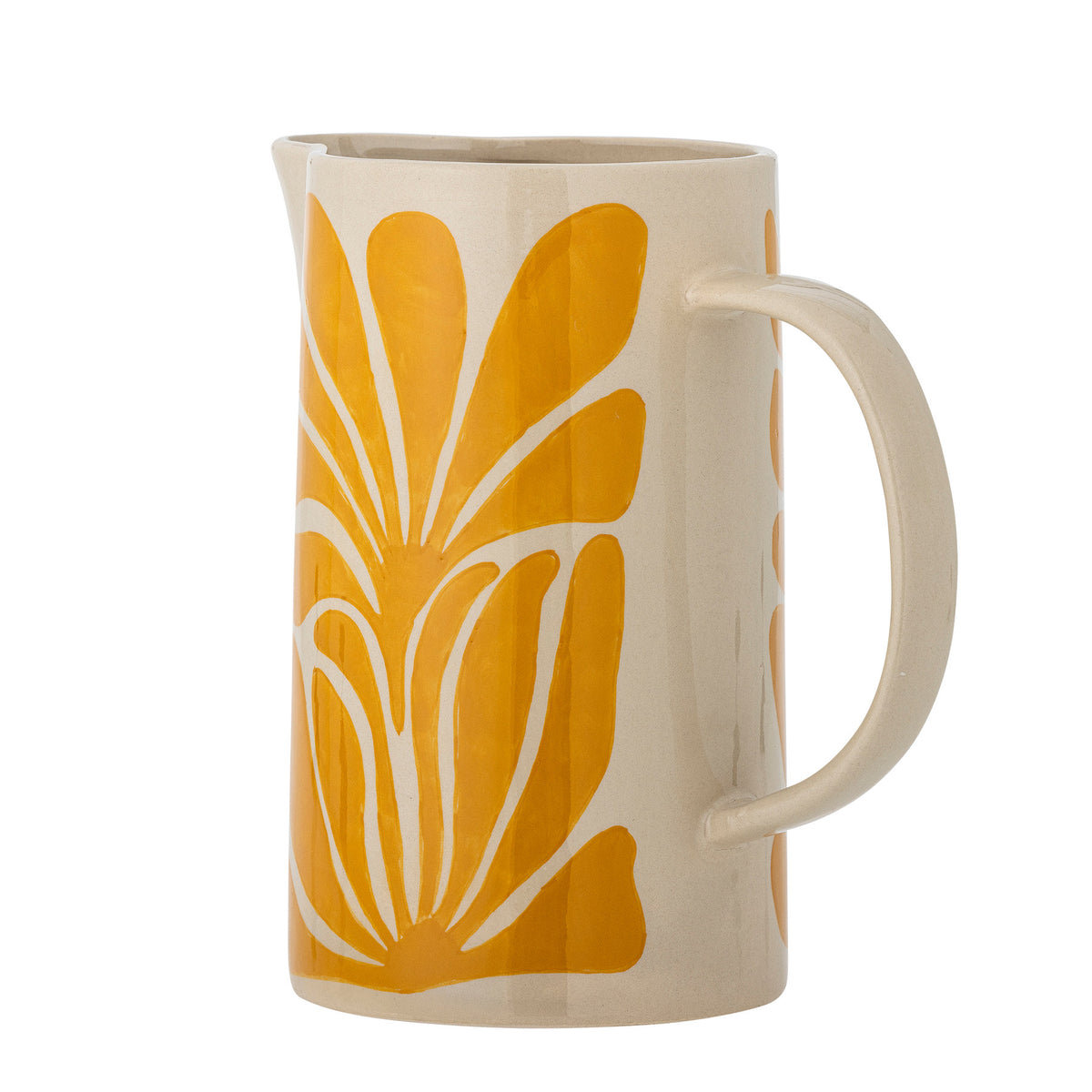Fauni Krug, Gelb, Steingut in Gelb präsentiert im Onlineshop von KAQTU Design AG. Kanne ist von Creative Collection