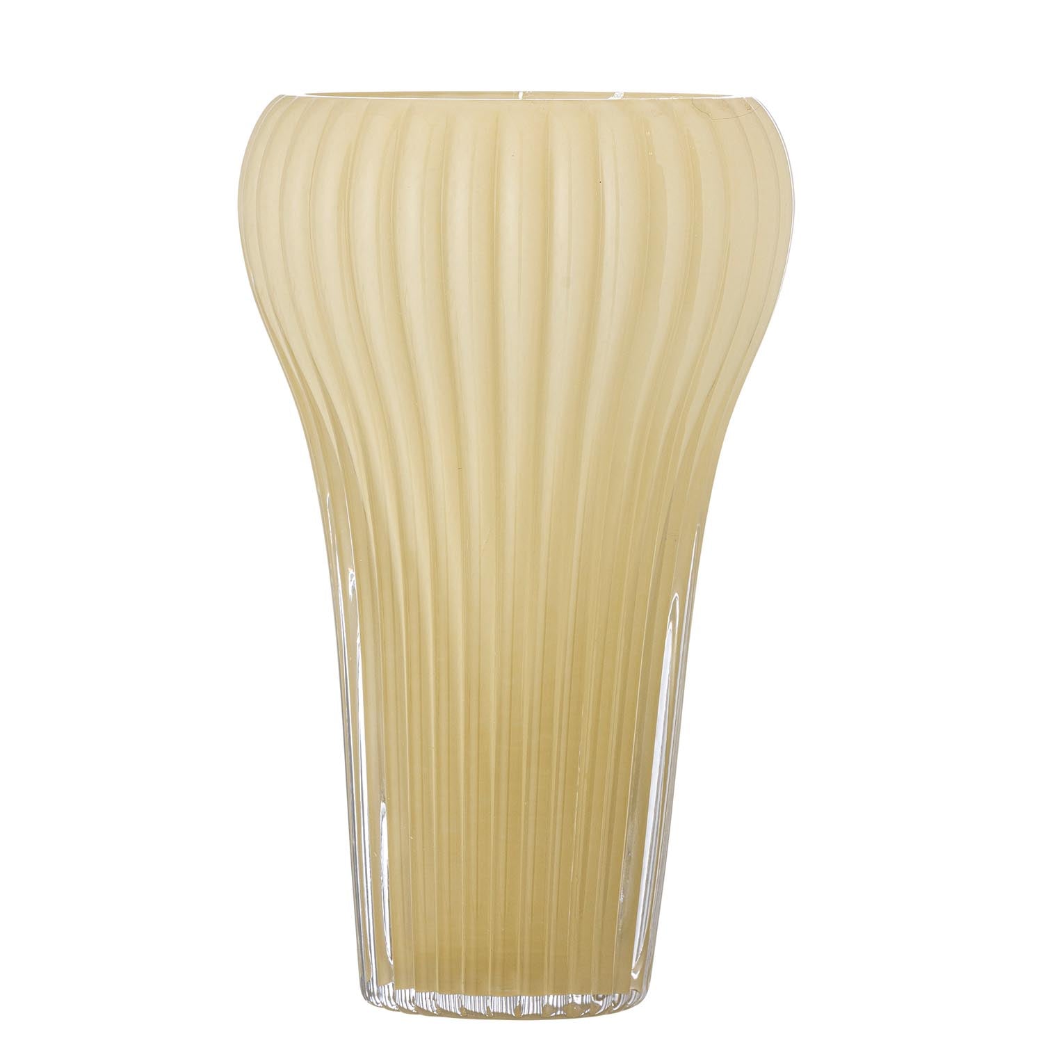 Averie Vase, Gelb, Glas in Gelb präsentiert im Onlineshop von KAQTU Design AG. Vase ist von Bloomingville